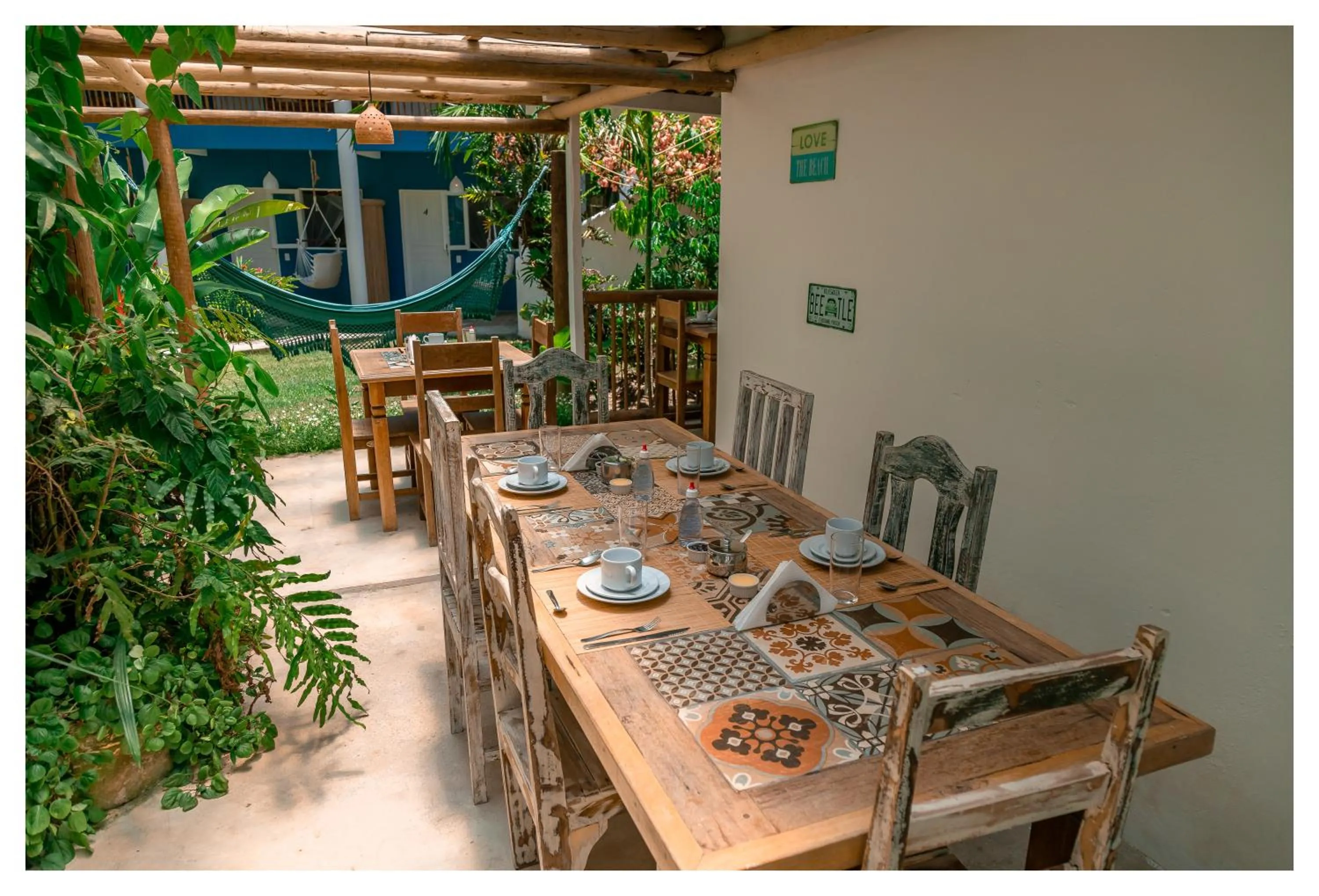 Restaurant/places to eat in Pousada Mar Azul