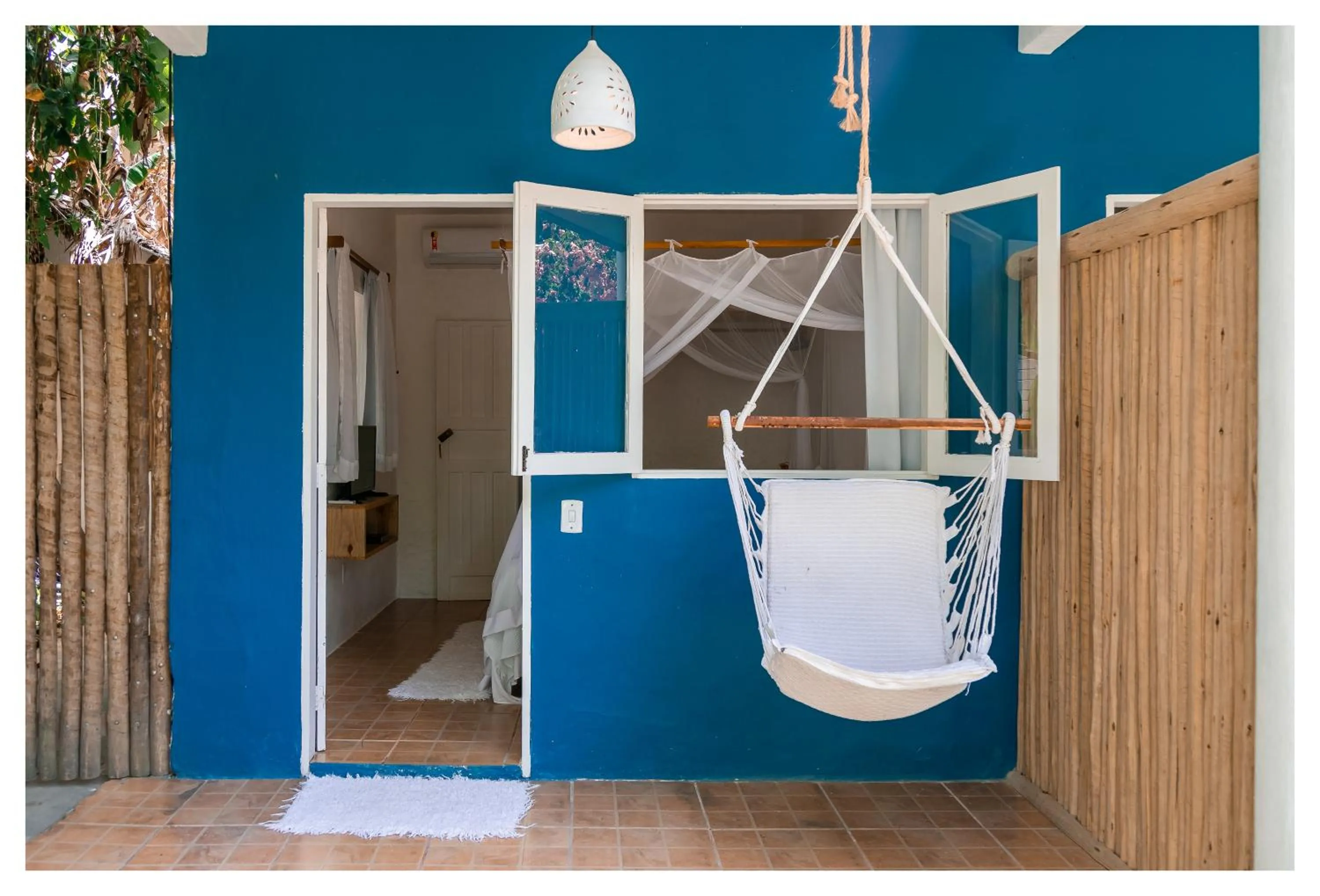 Balcony/Terrace in Pousada Mar Azul