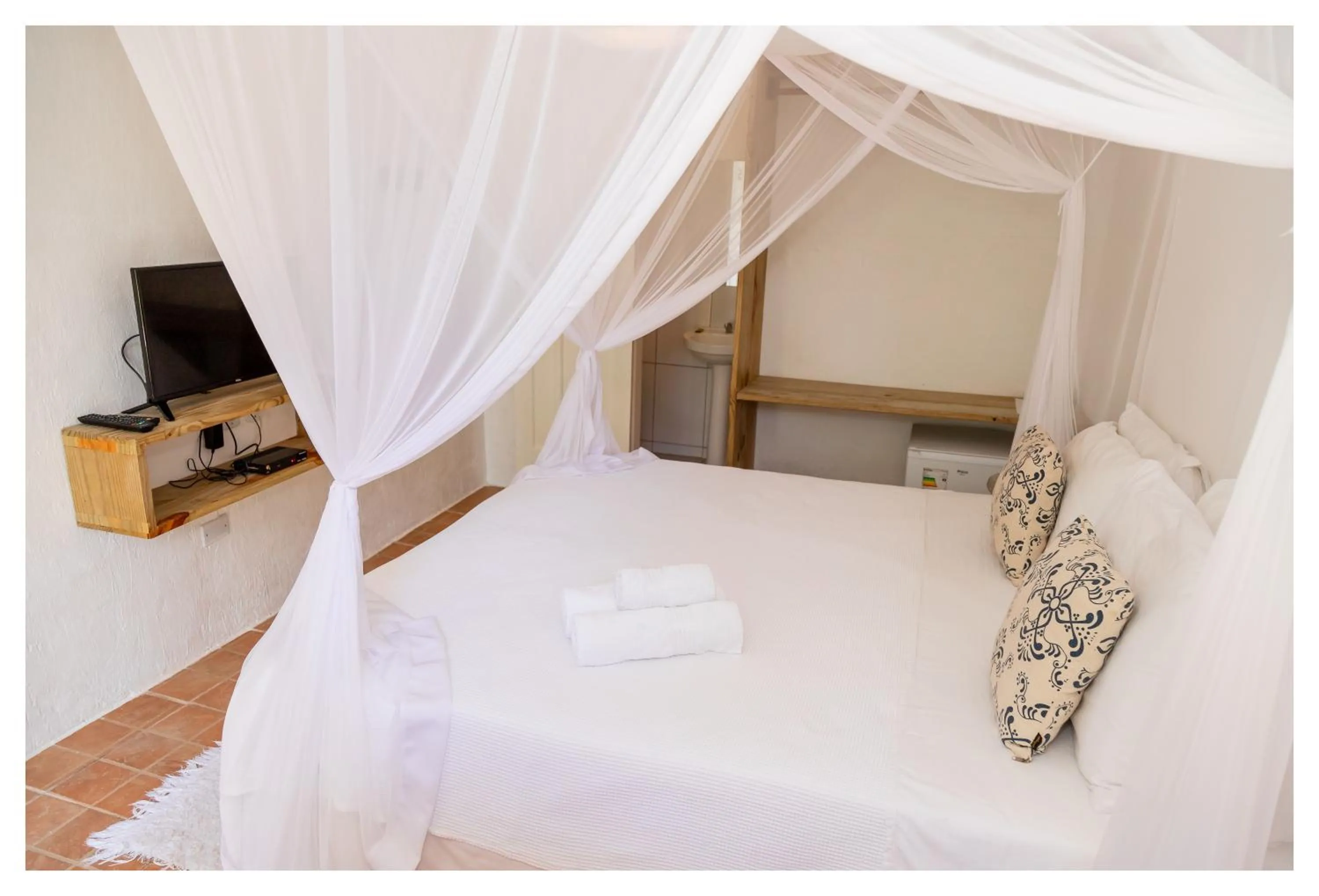 Photo of the whole room, Bed in Pousada Mar Azul