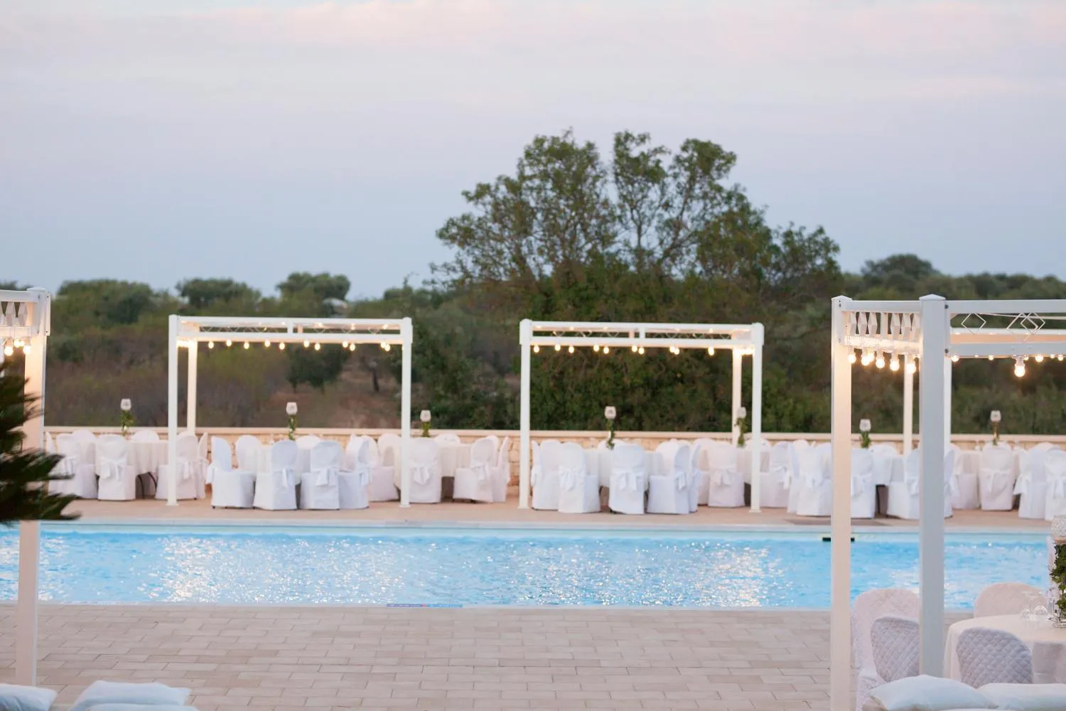 Pool view in Parco dei Manieri