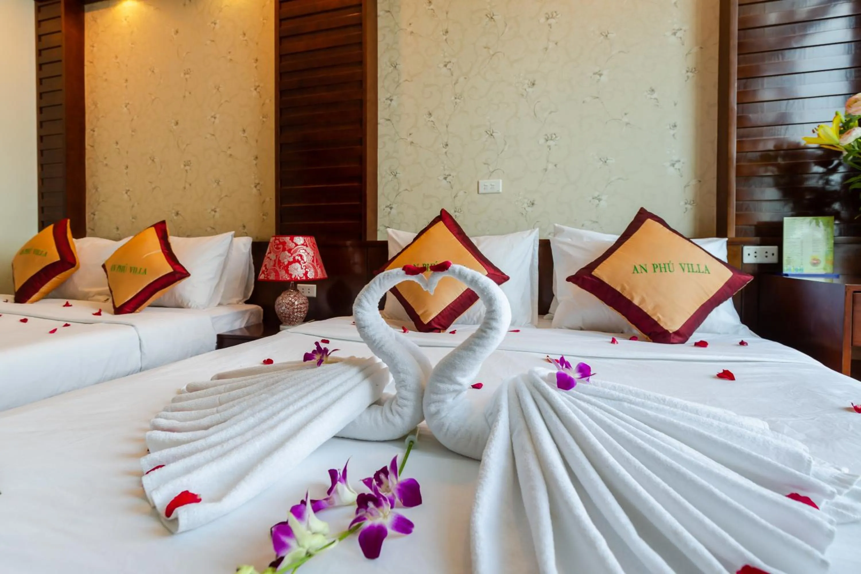 Bed in An Phú Hà Nội Hotel & Spa - Mỹ Đình