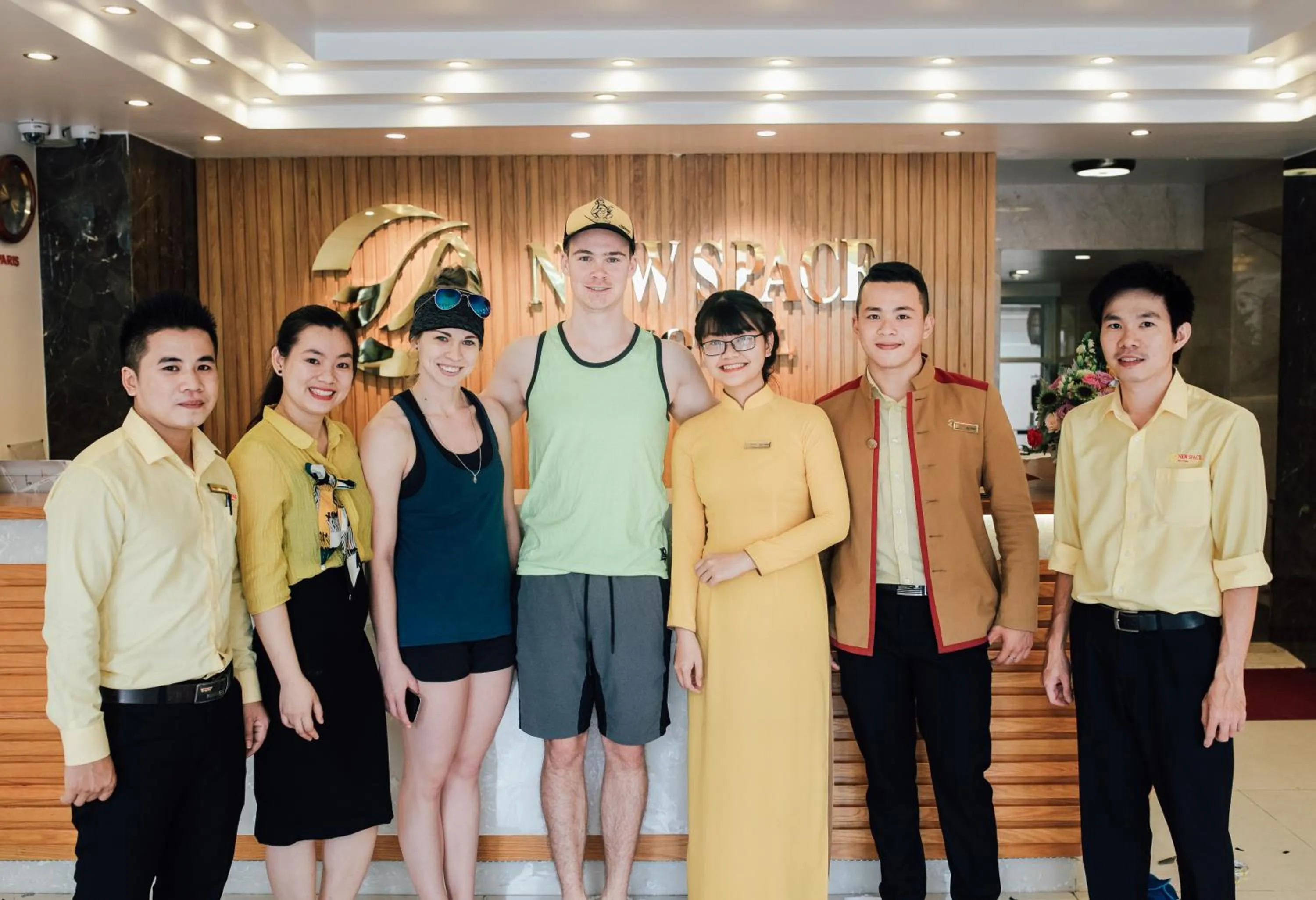 Staff in New Space Hotel Airport