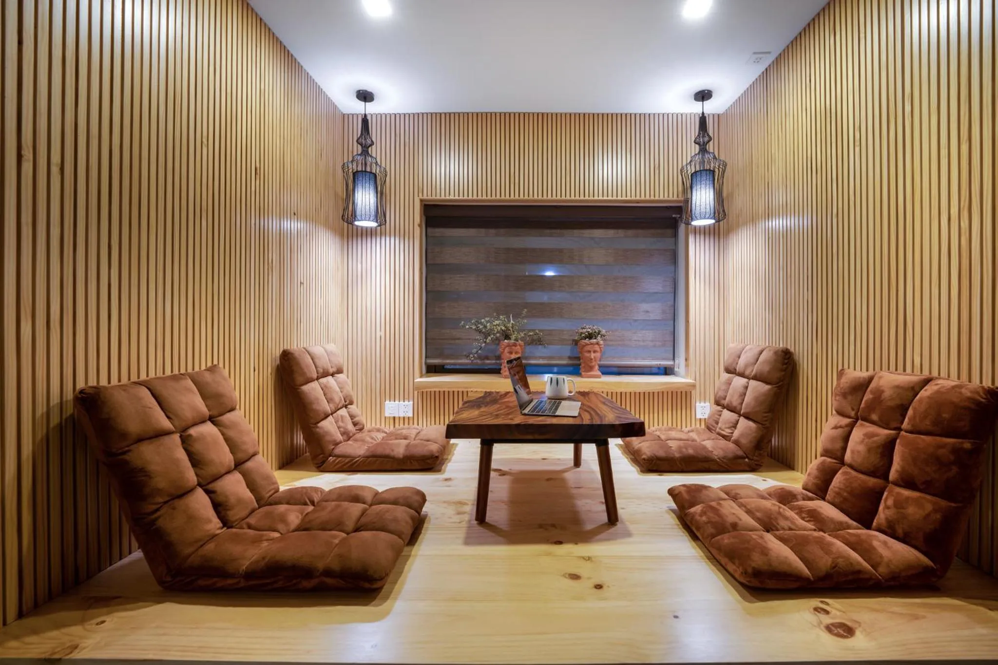 Seating area in White Sand Boutique Hotel