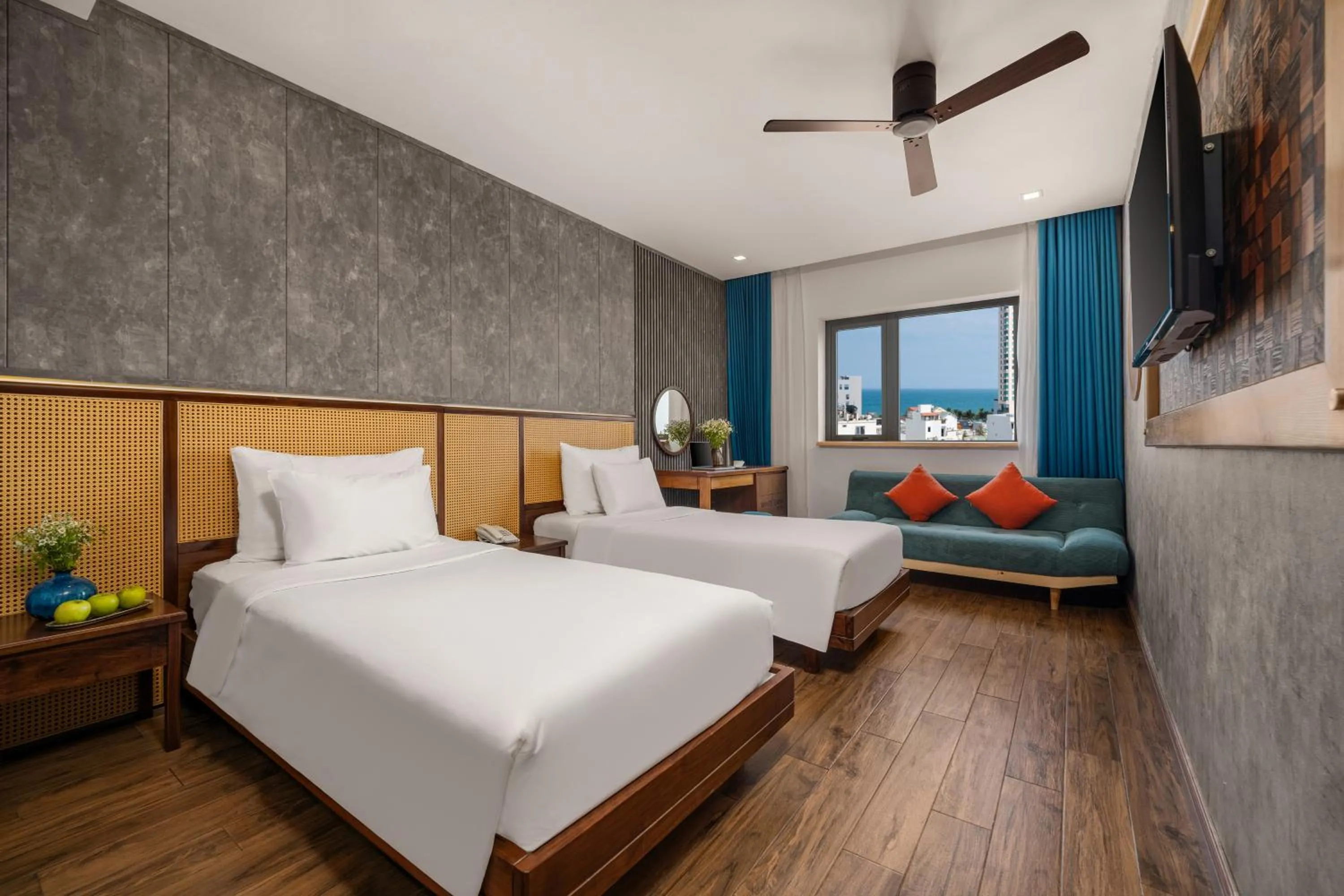 Bedroom, Bed in White Sand Boutique Hotel