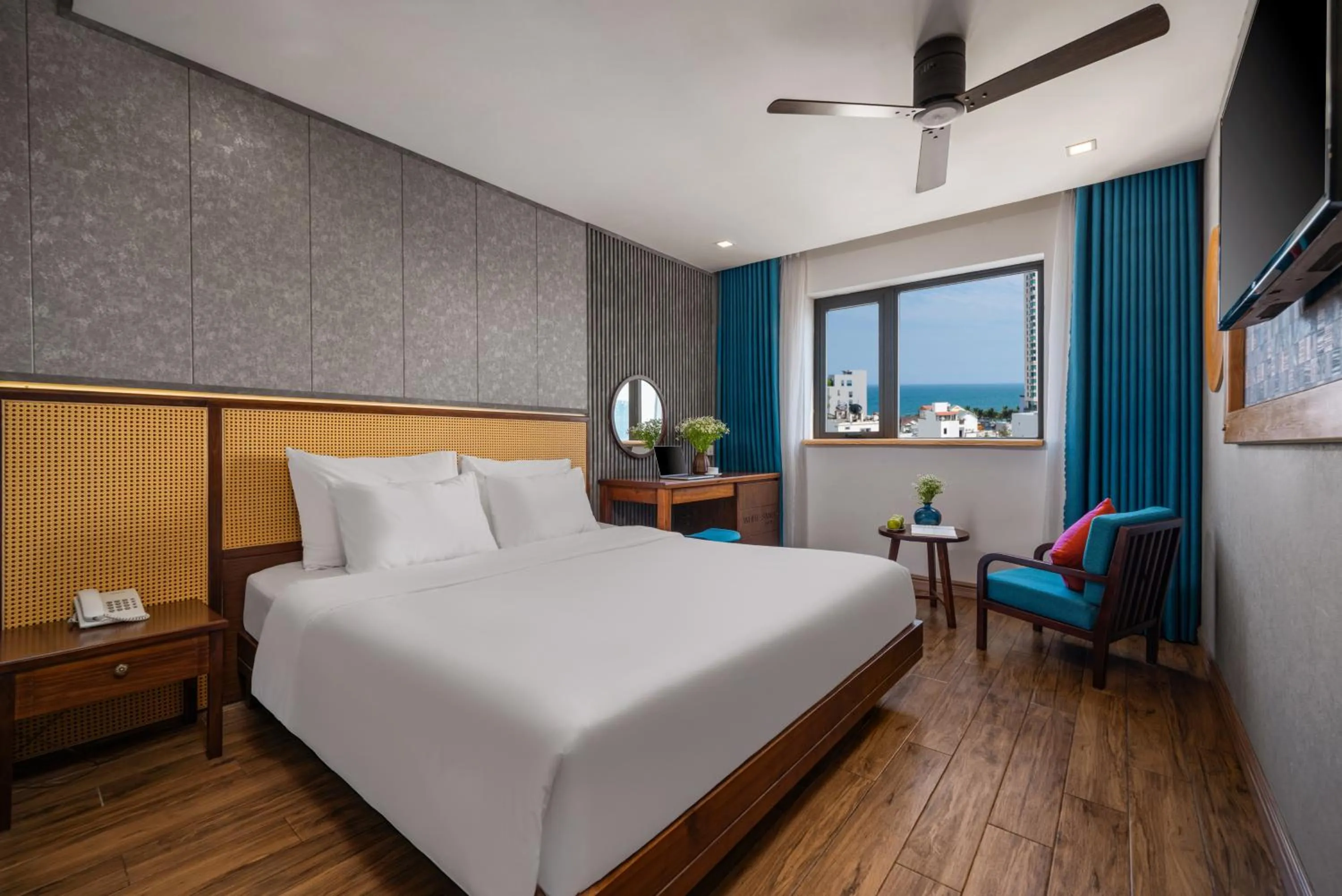 View (from property/room), Bed in White Sand Boutique Hotel