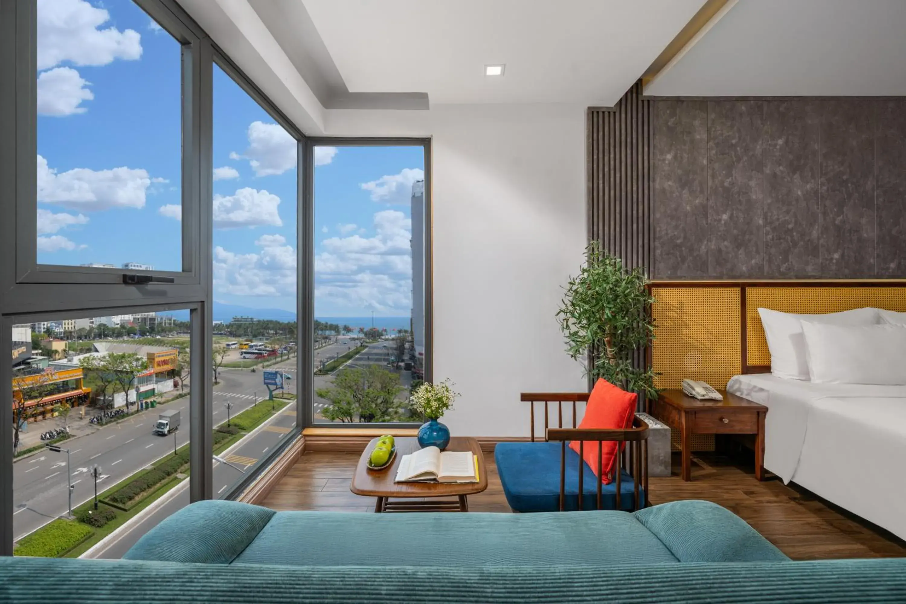 Executive Double Room with Partial Sea View in White Sand Boutique Hotel Executive Double Room with Partial Sea View in White Sand Boutique Hotel