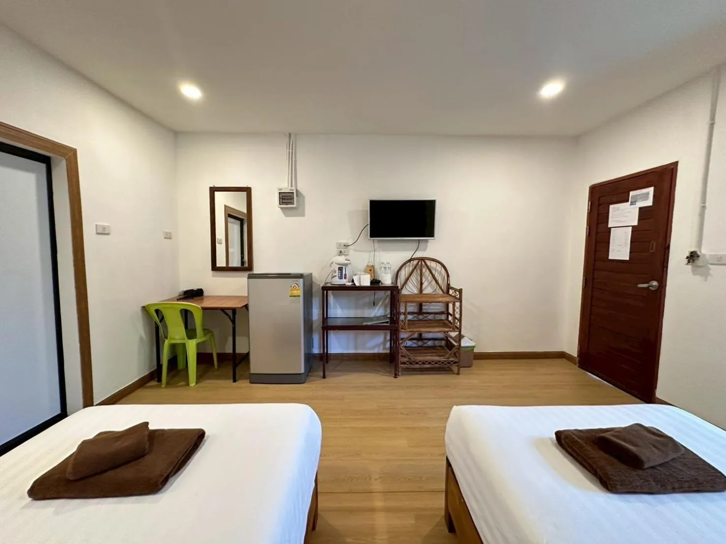 Bed in Klongdao Sunset Villa