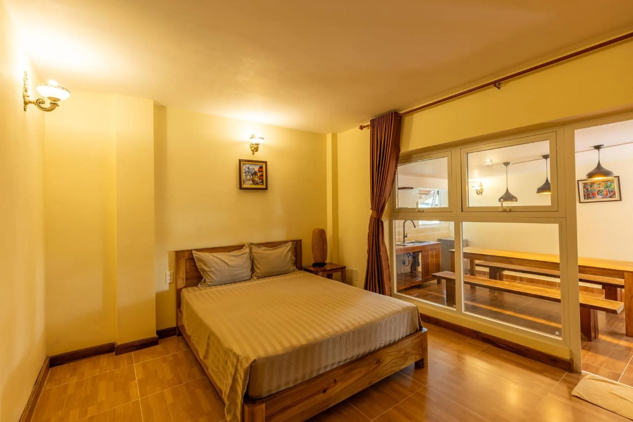 Bed in Mango Beach Resort