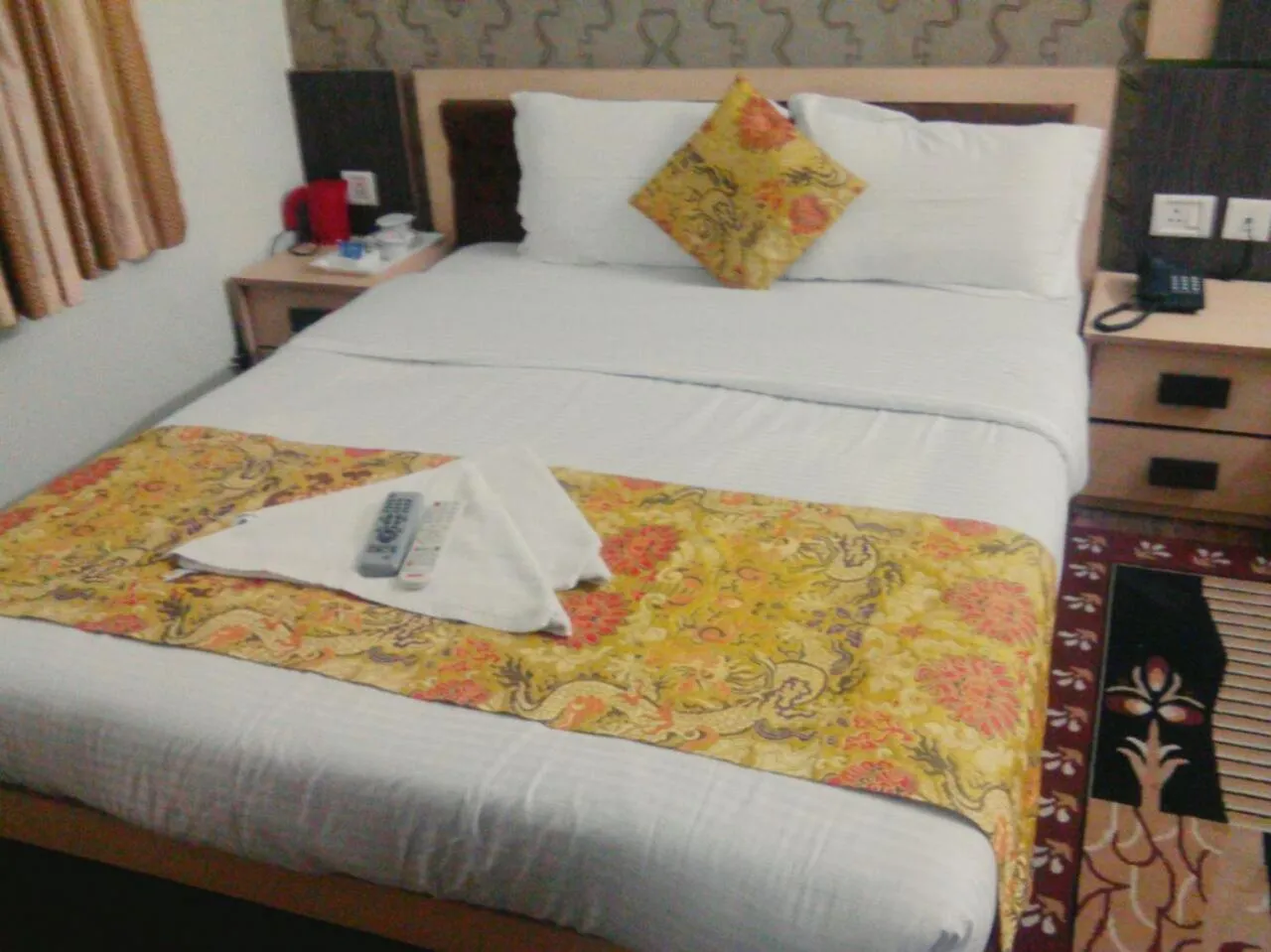 Photo of the whole room, Bed in Jagjeet's Sikkim Retreat