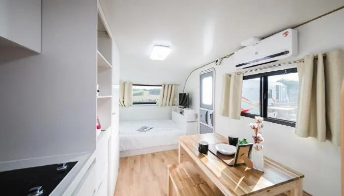 Bed in Red Windmill Pension