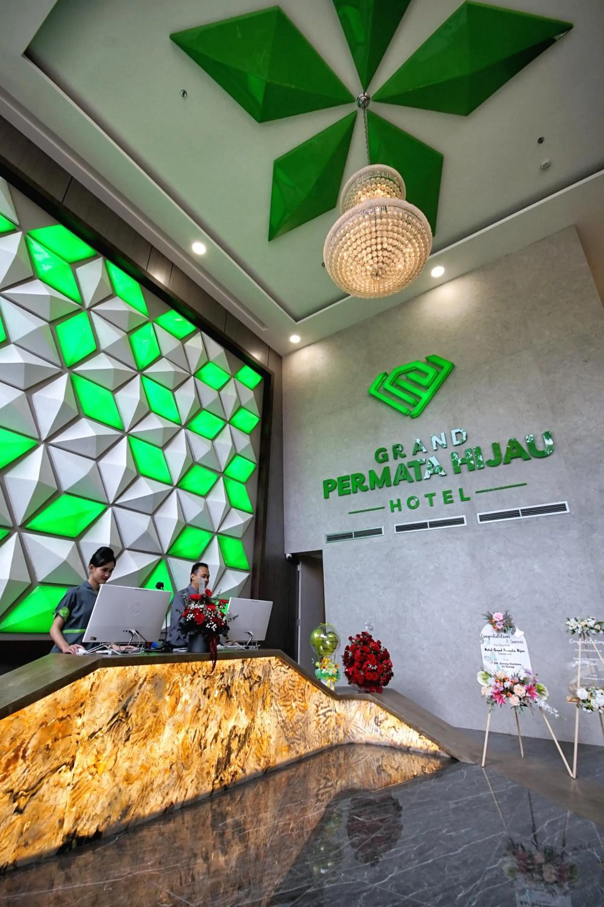 Lobby or reception in Grand Permata Hijau Hotel