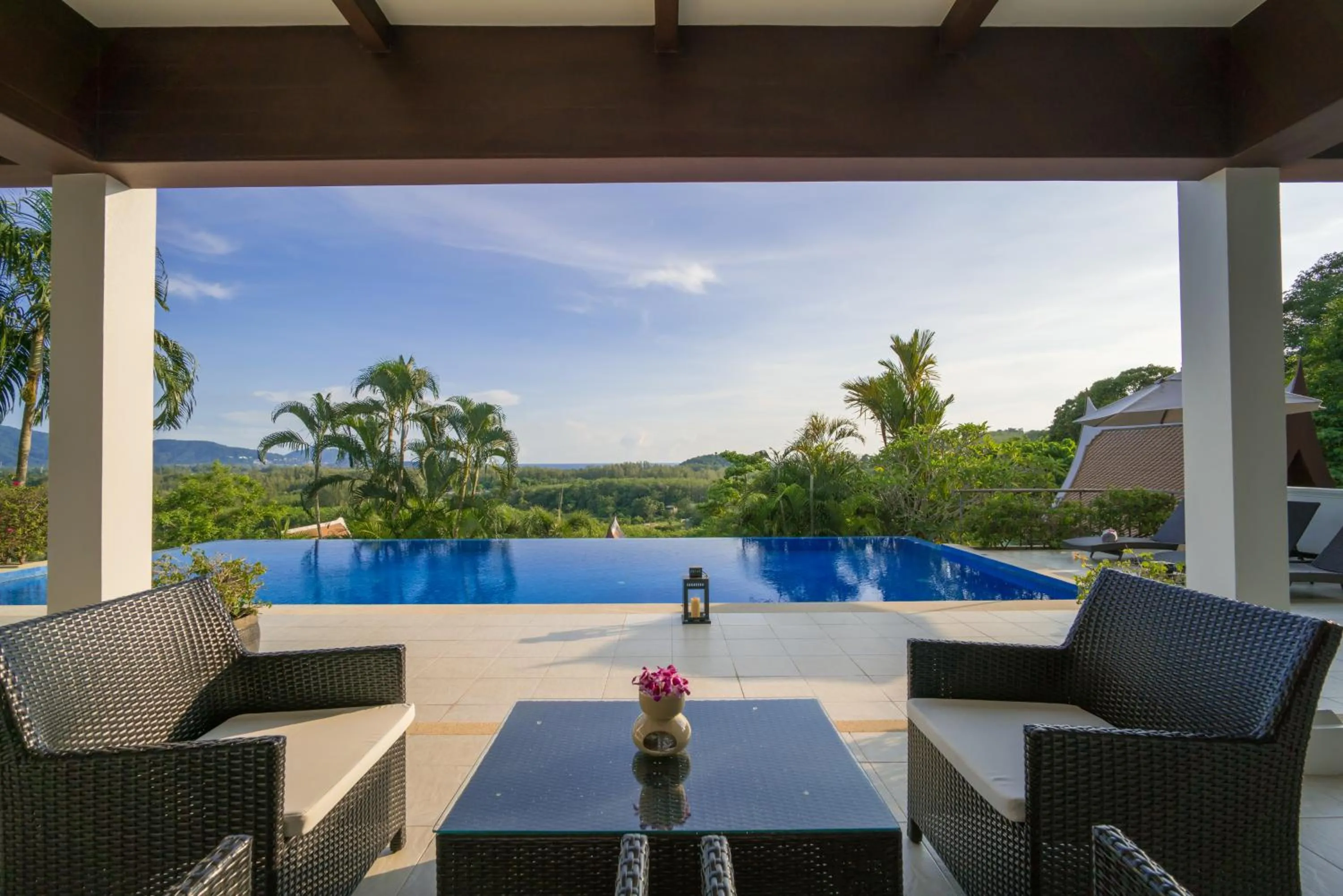 Pool view in Vichuda Hills by RESAVA