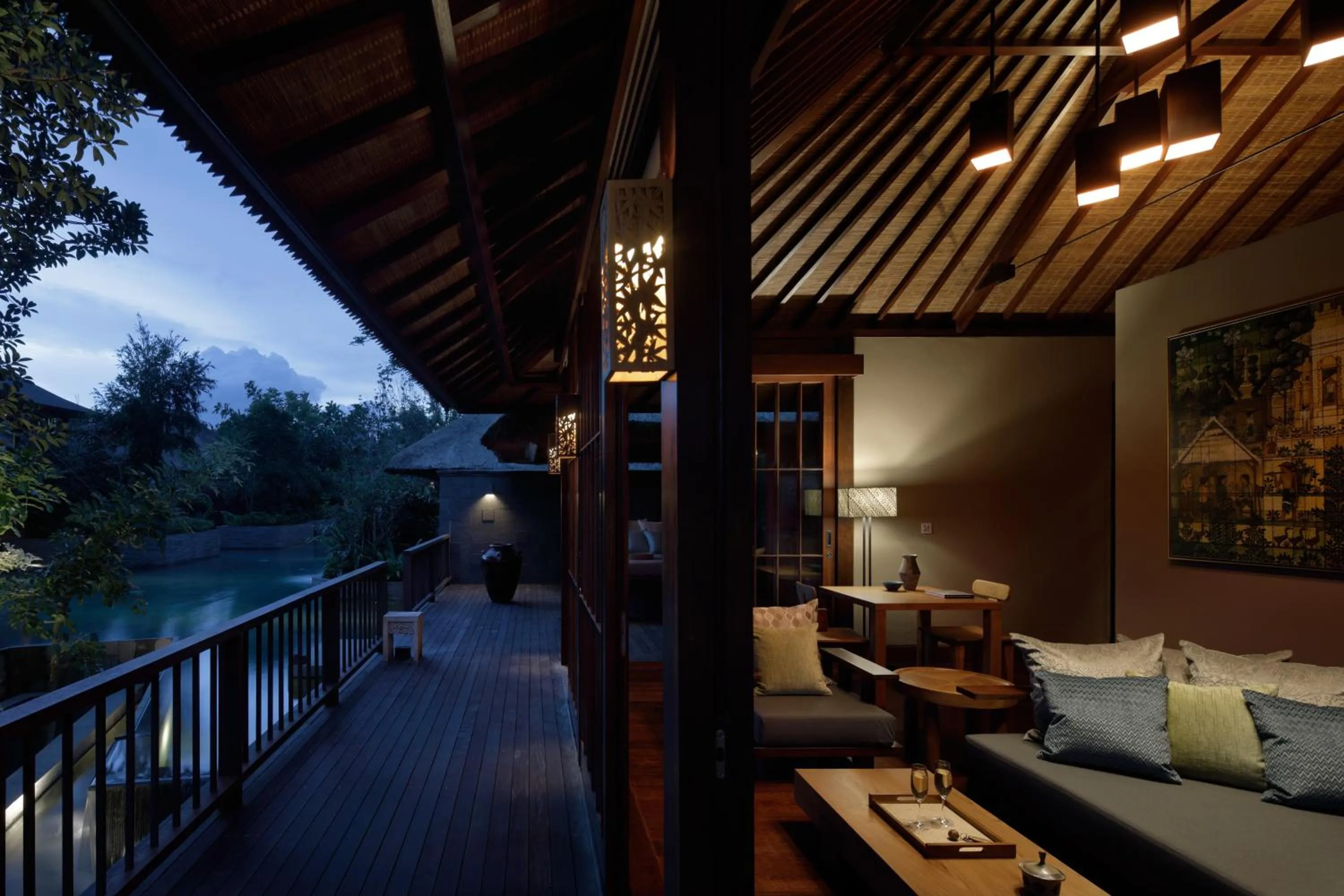 Balcony/Terrace in Hoshinoya Bali