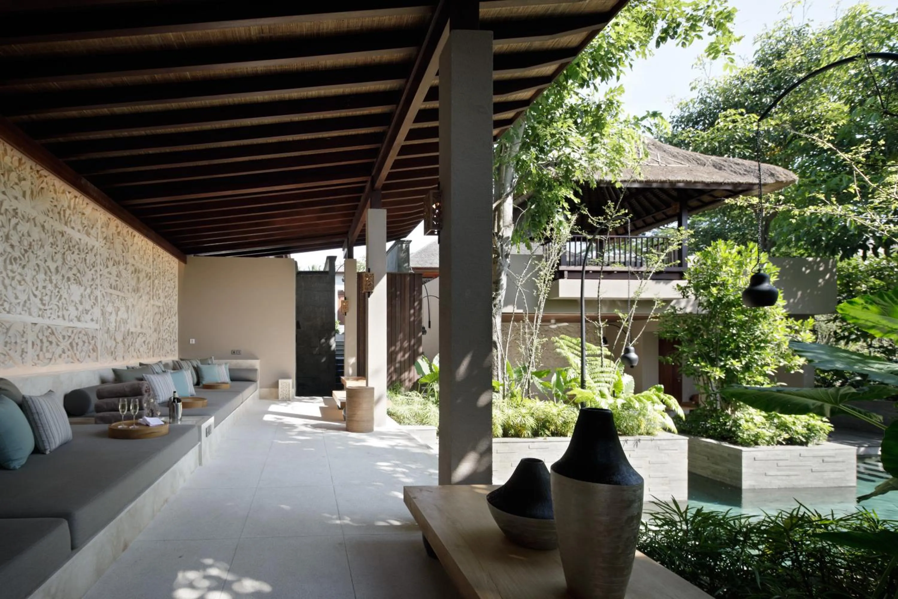 Balcony/Terrace in Hoshinoya Bali