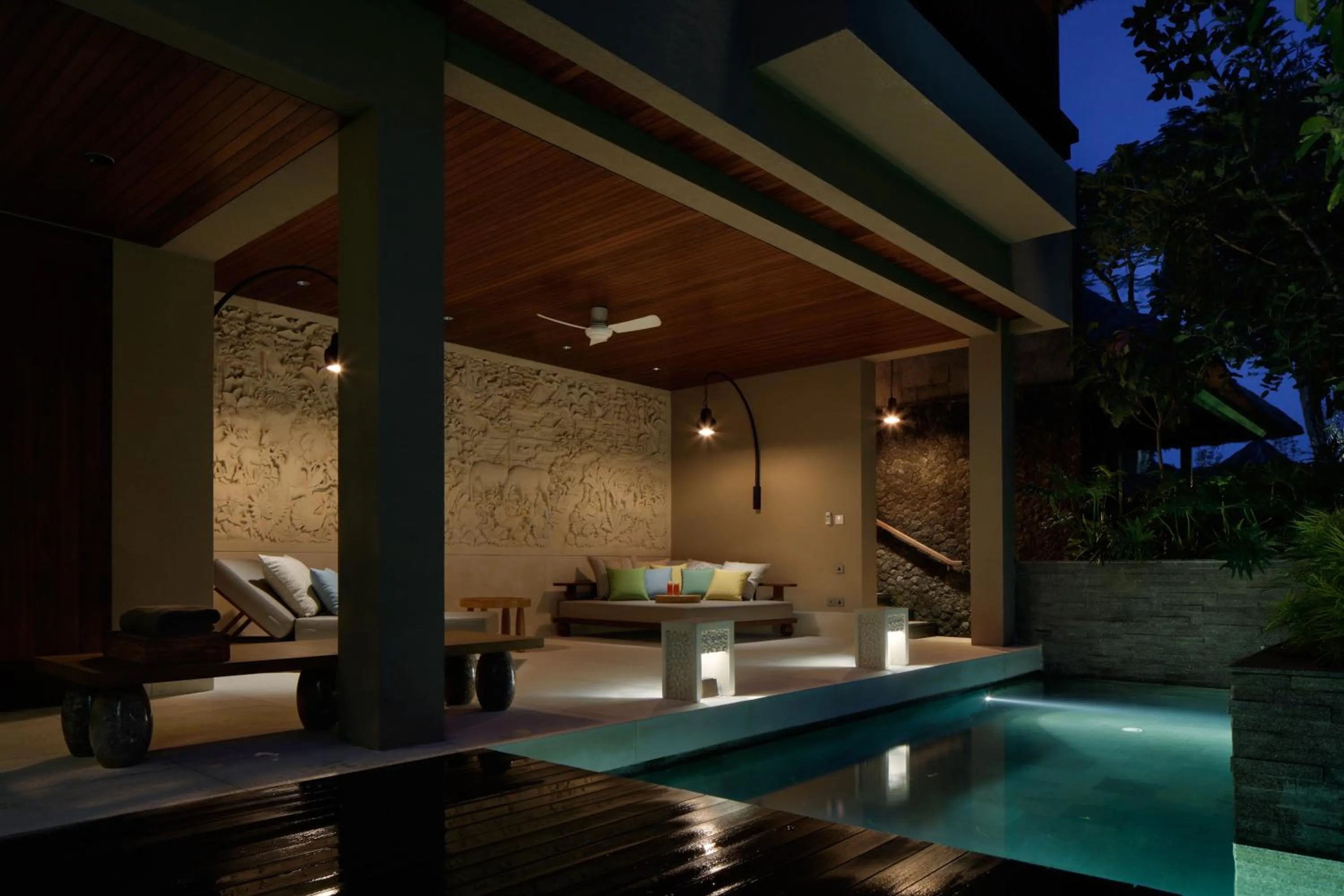 Balcony/Terrace in Hoshinoya Bali