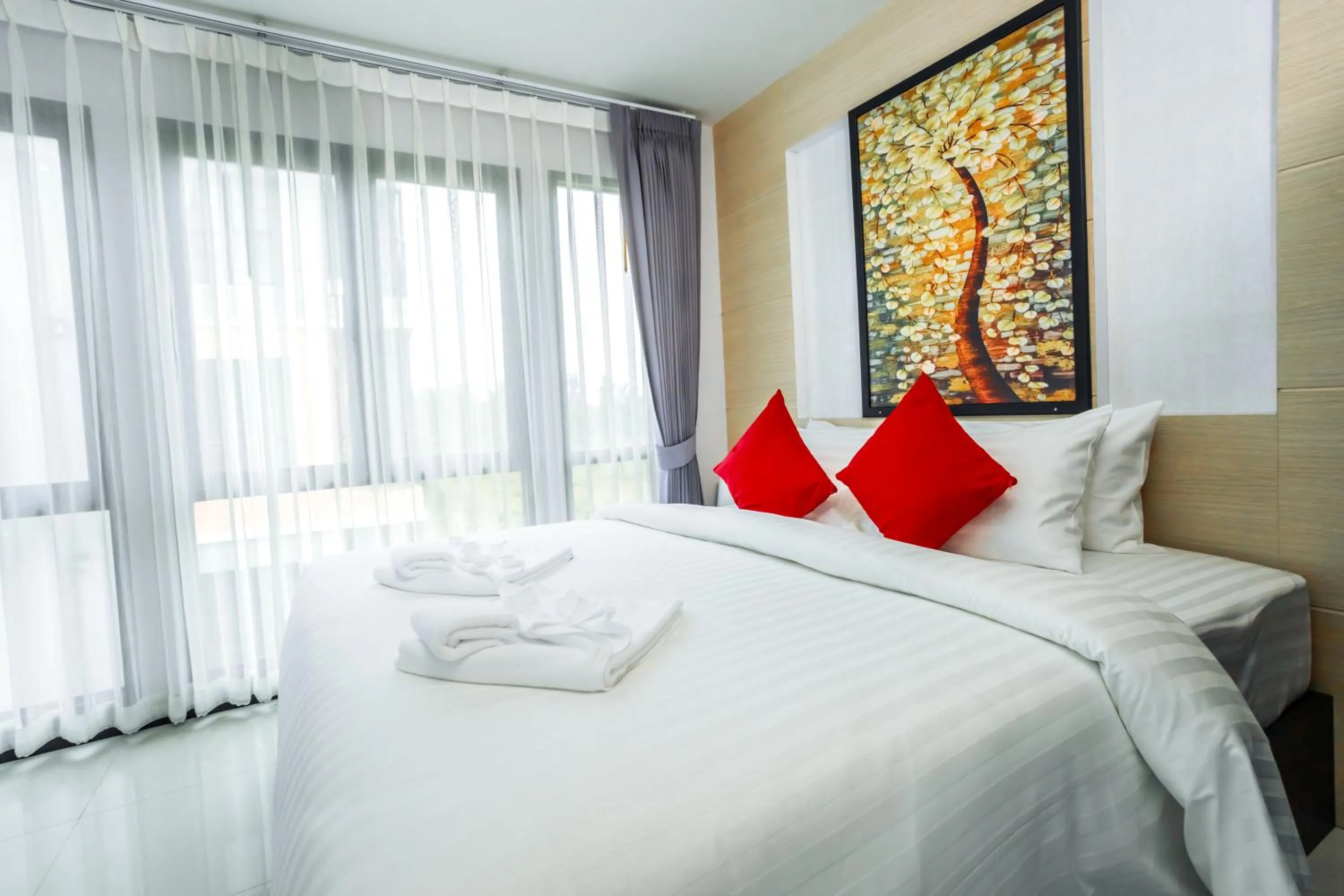 Bed in The Lucky Beach Ao Nang