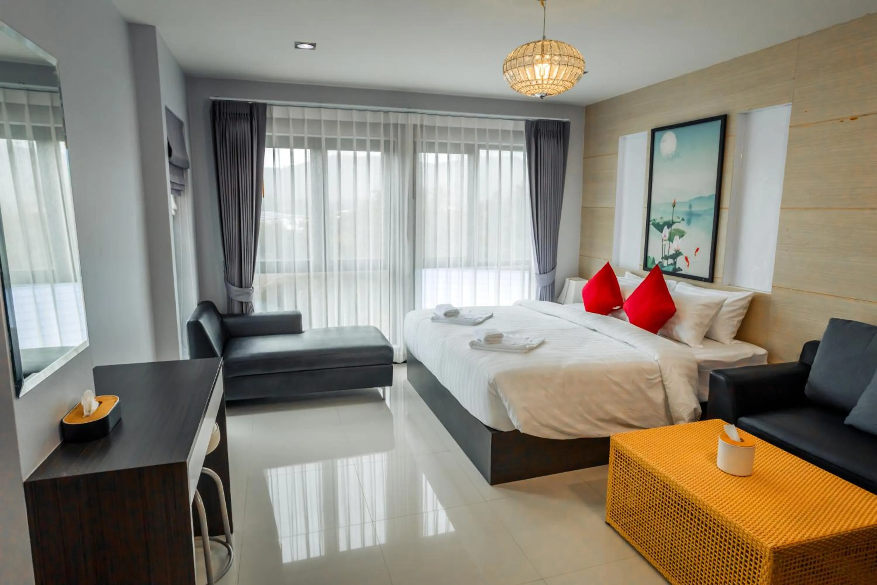 Photo of the whole room, Bed in The Lucky Beach Ao Nang