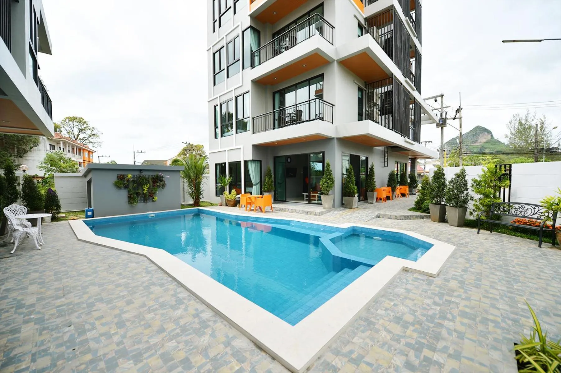 Swimming pool in The Lucky Beach Ao Nang