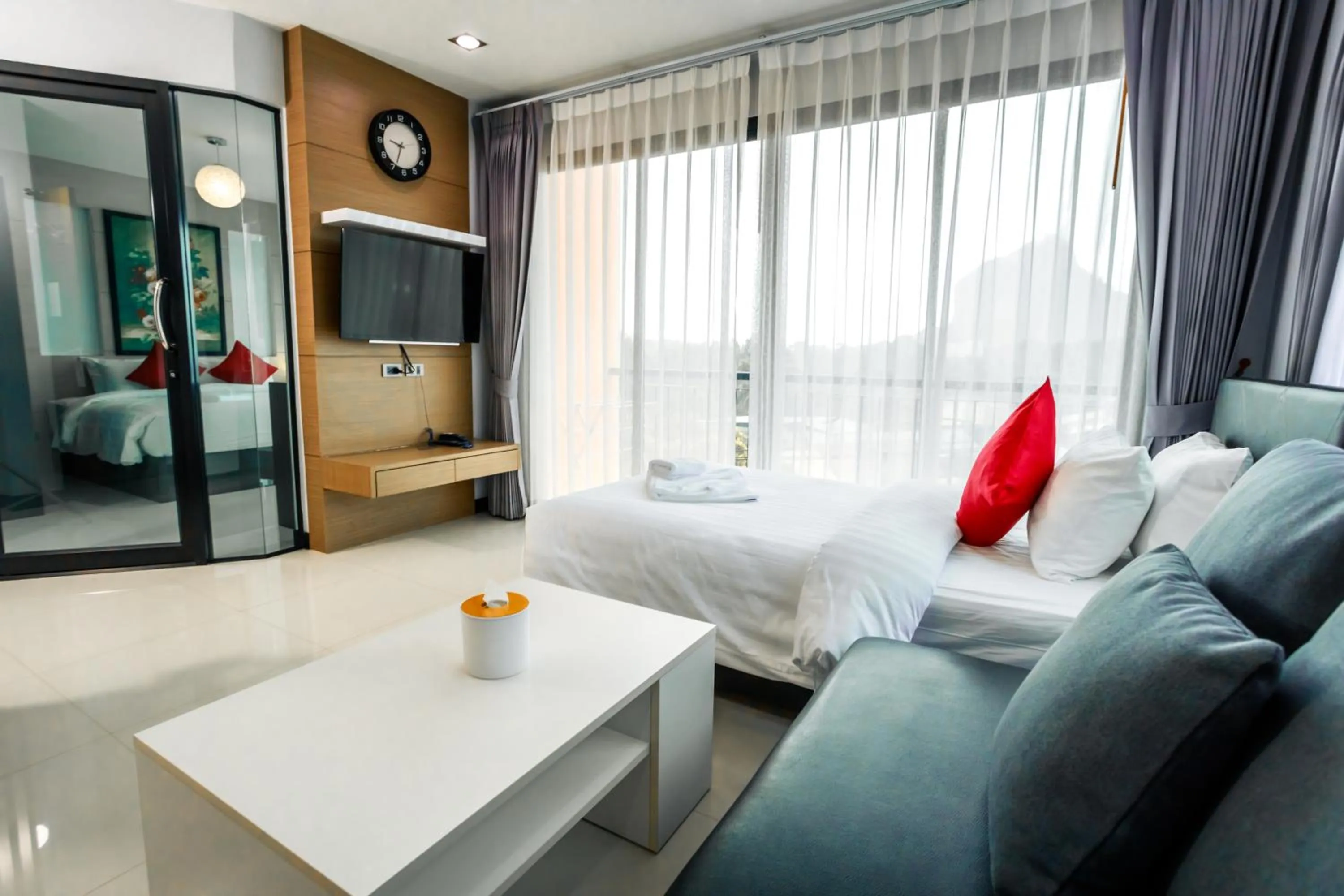 Photo of the whole room, Bed in The Lucky Beach Ao Nang