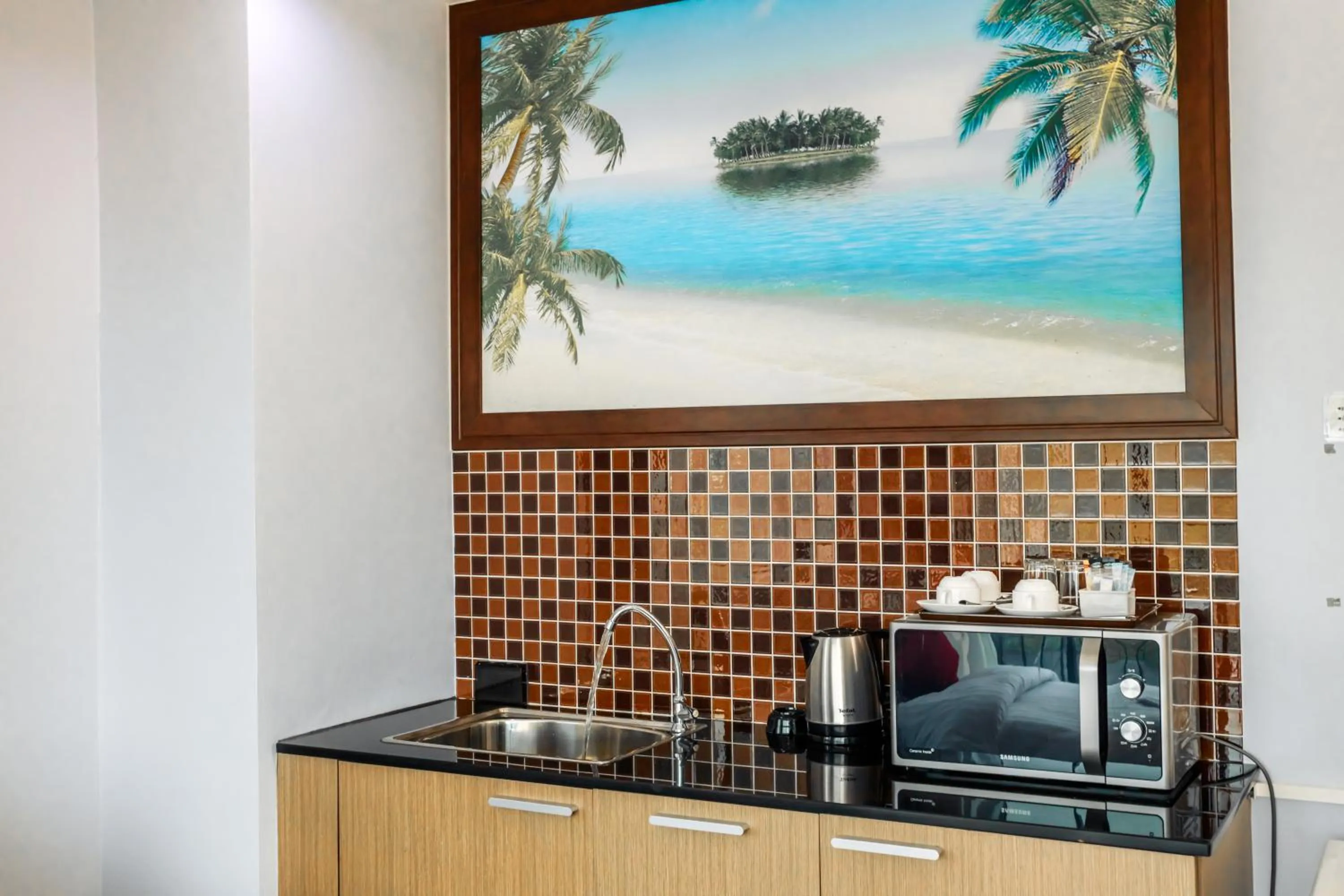 Kitchen or kitchenette in The Lucky Beach Ao Nang