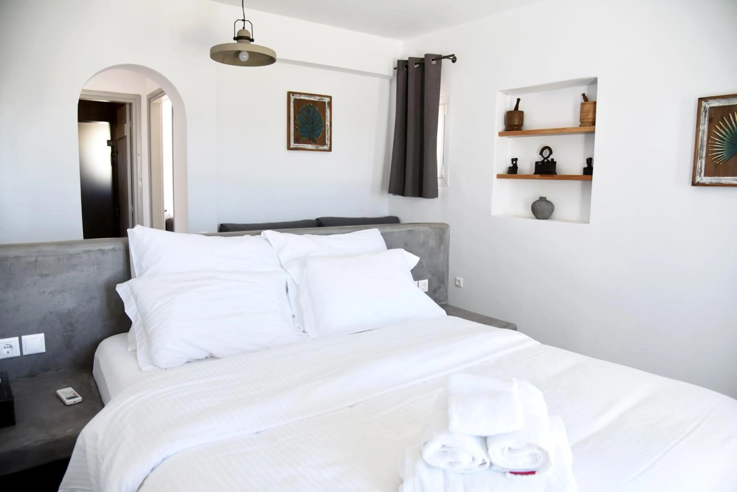 Bed in Aletro Cottage Houses