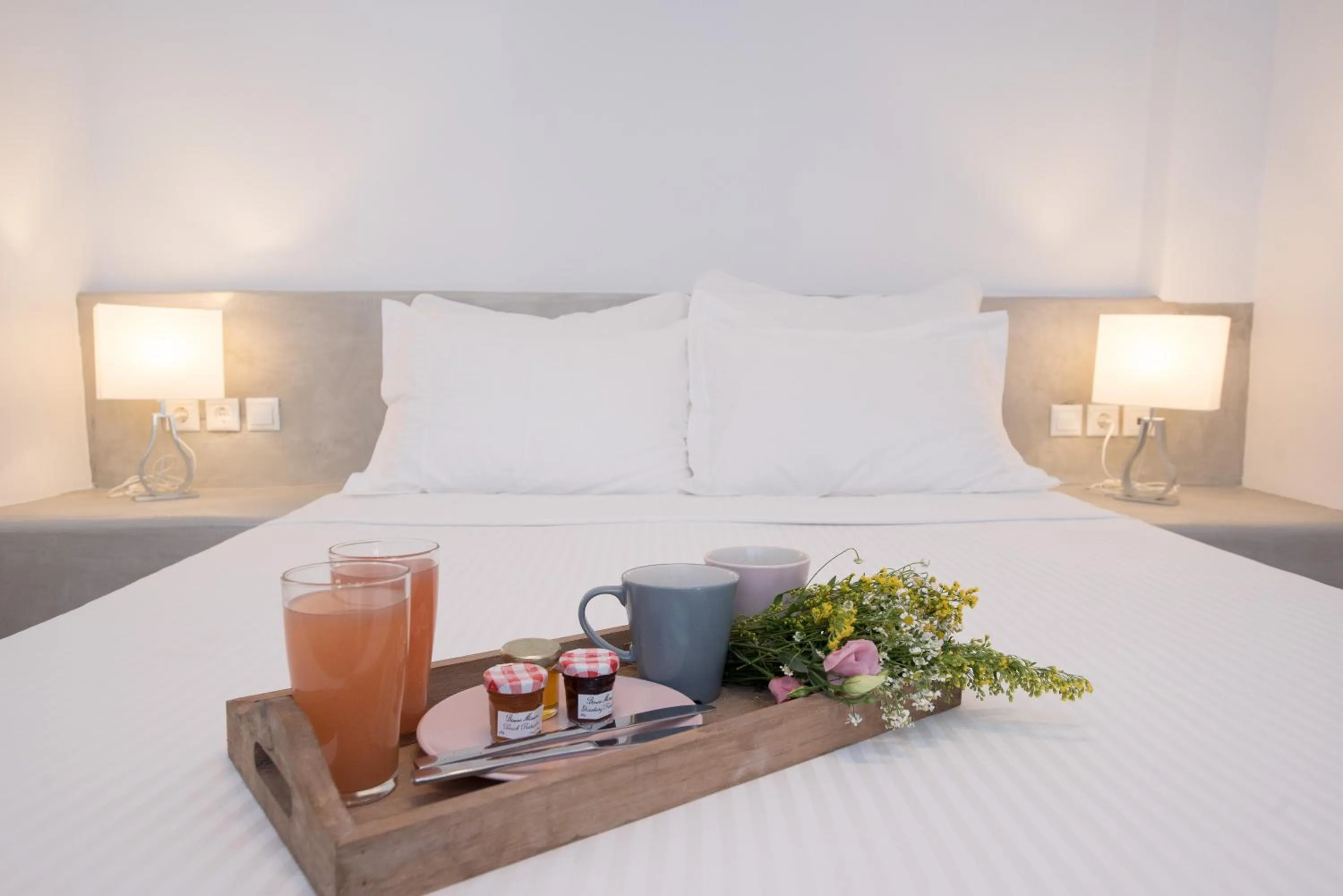 Bed in Aletro Cottage Houses