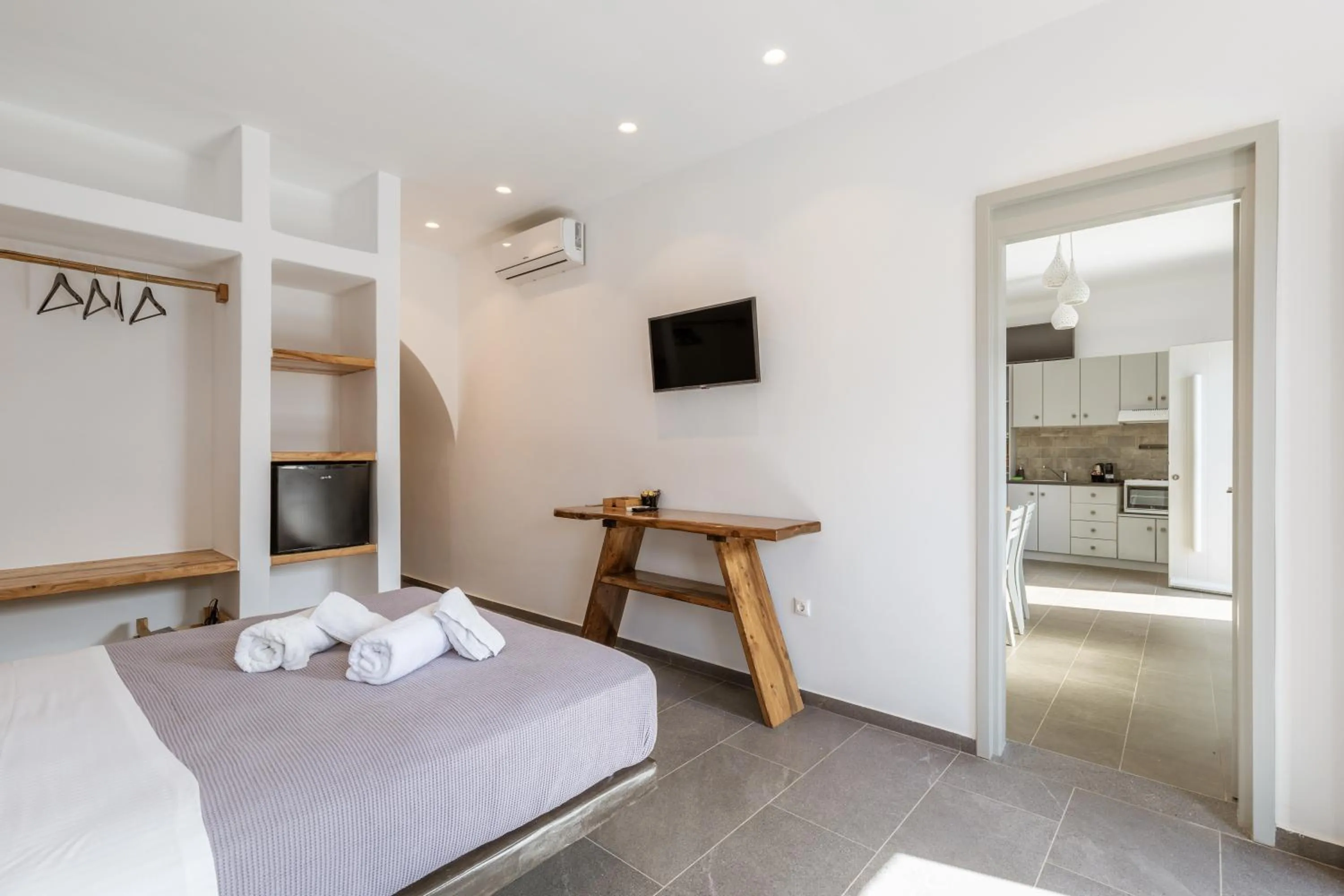 Bed in Aletro Cottage Houses