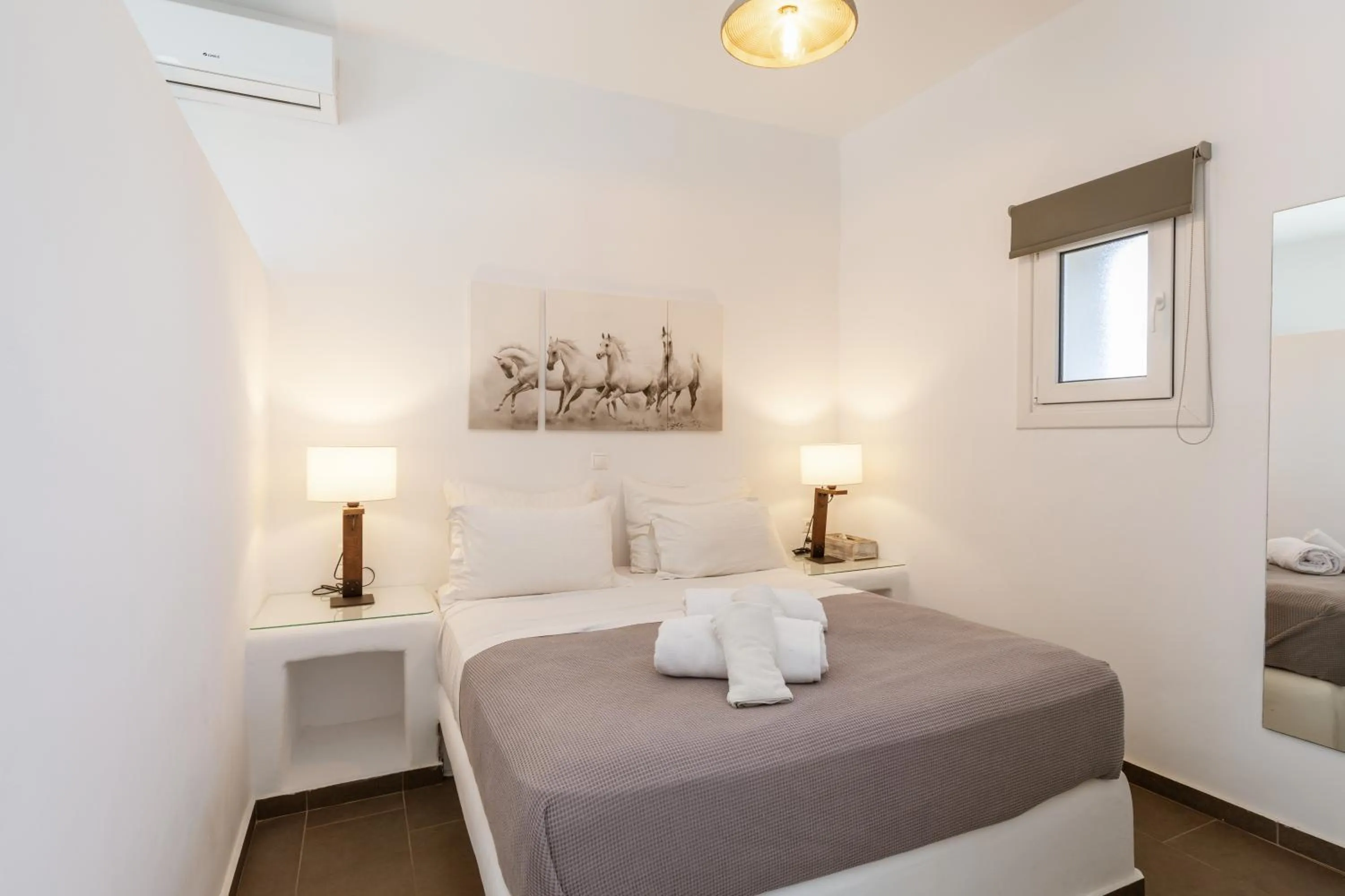 Bed in Aletro Cottage Houses