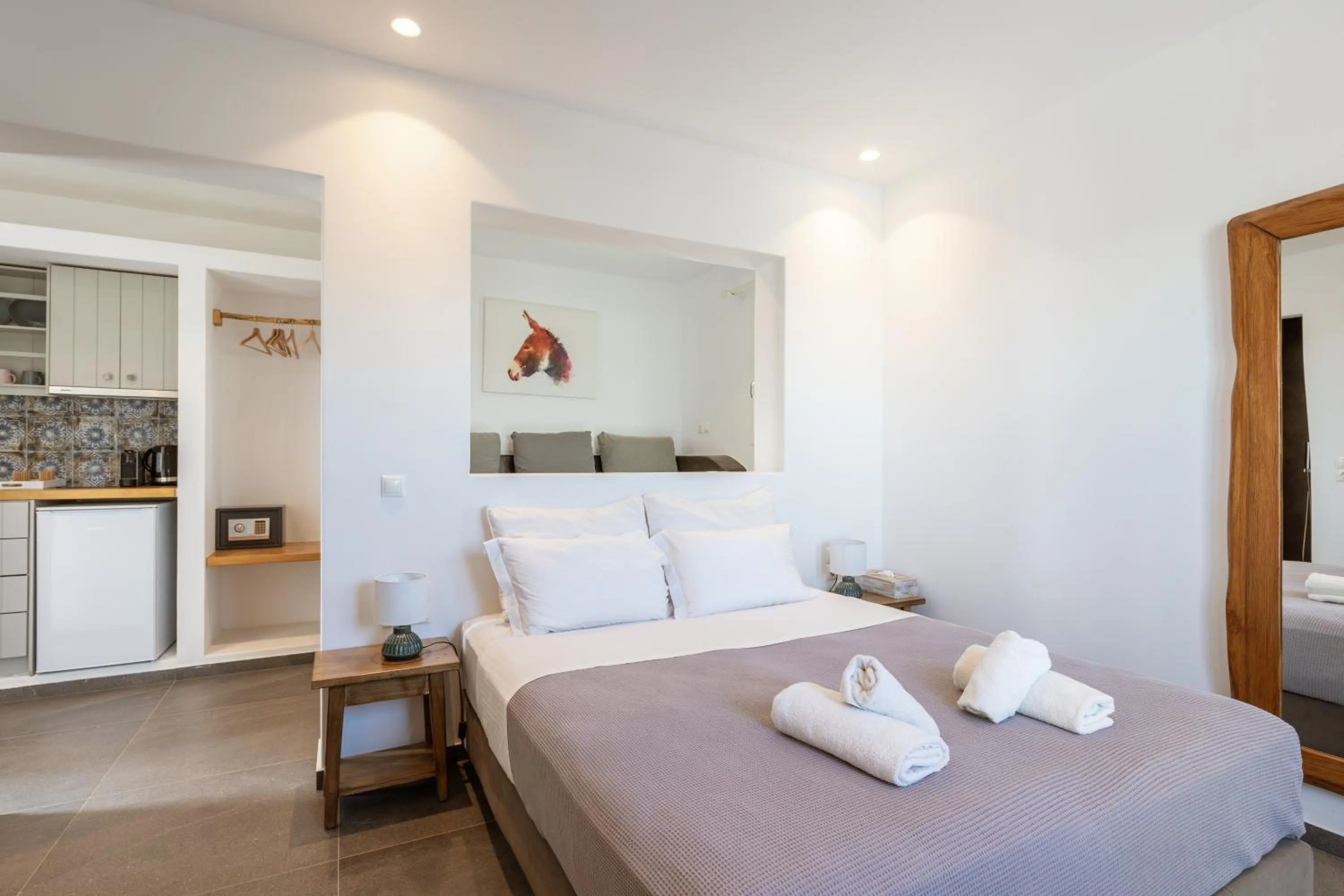 Bed in Aletro Cottage Houses