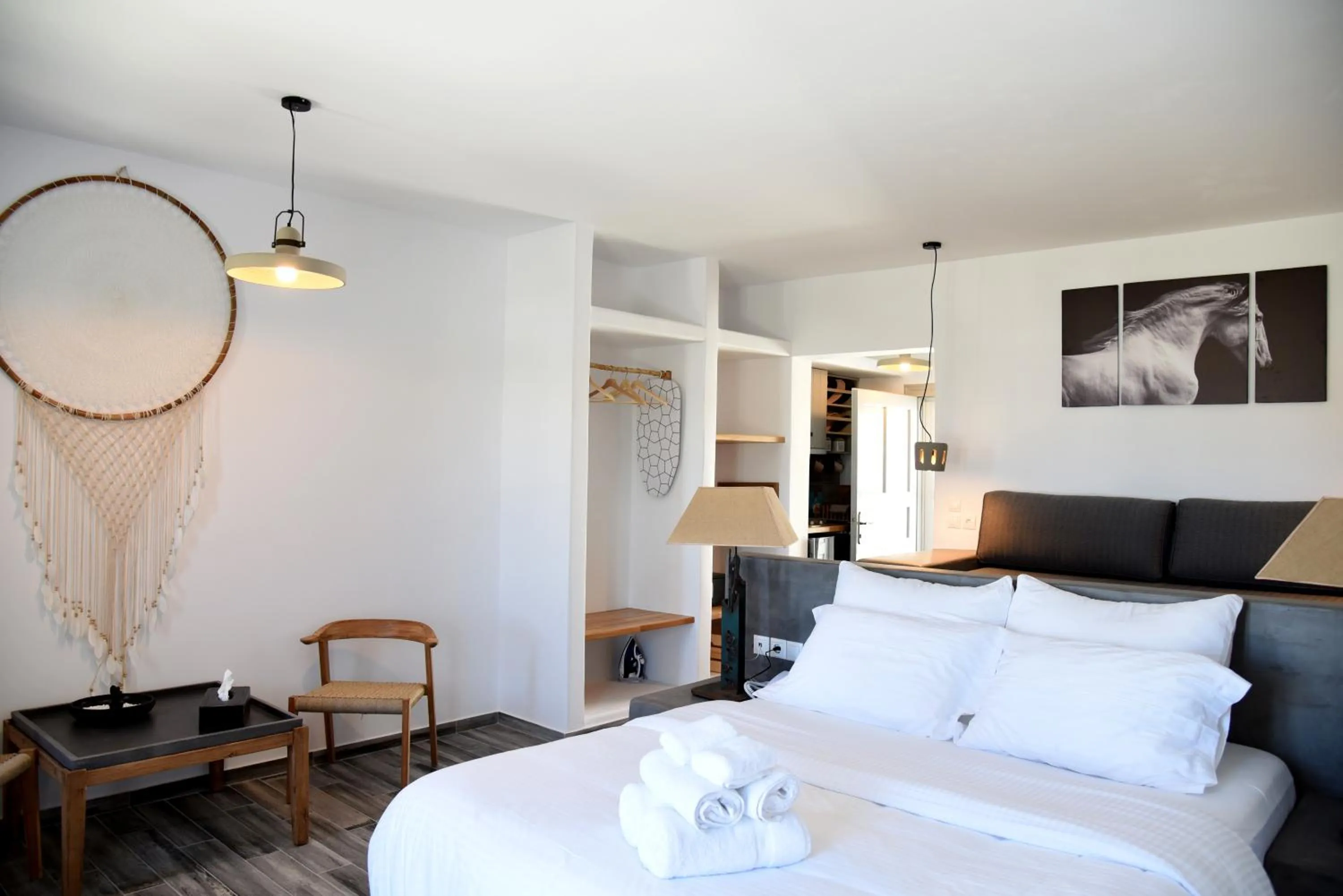 Bed in Aletro Cottage Houses