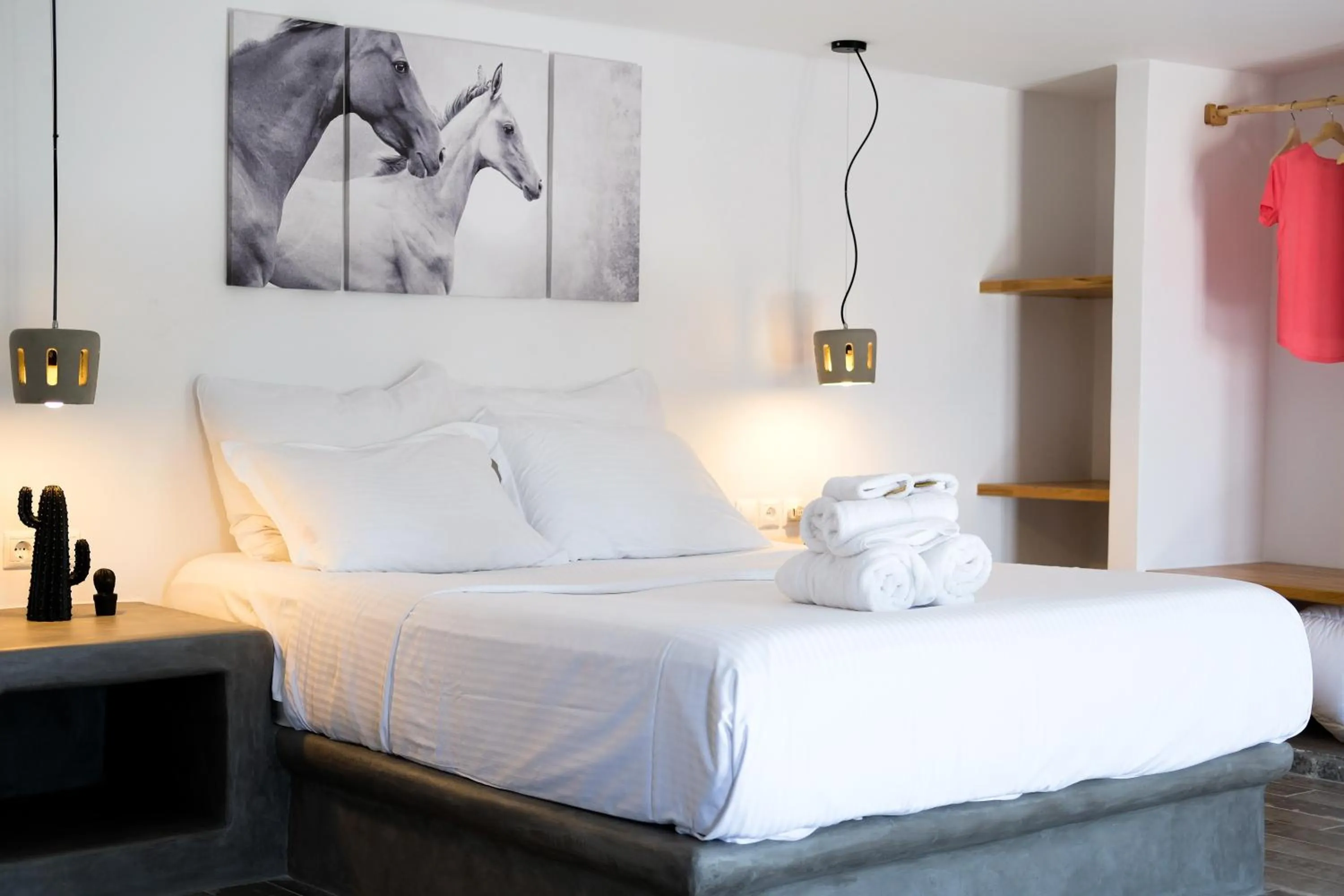 Bed in Aletro Cottage Houses