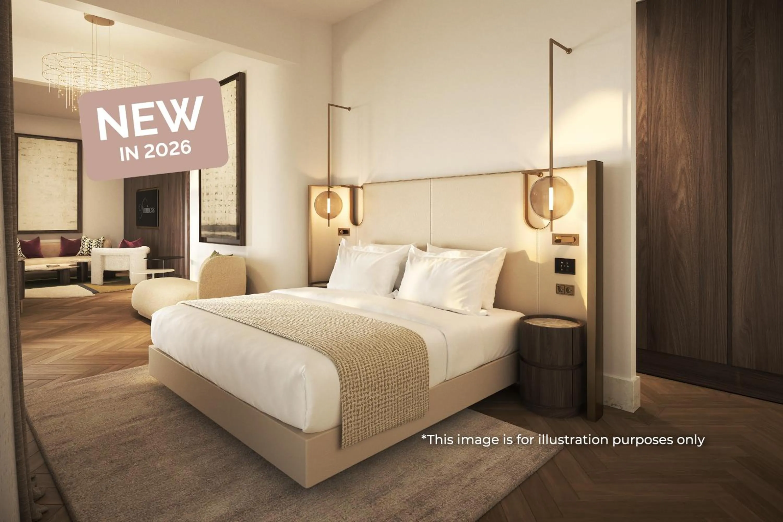 Bed in Aminess Younique Korcula Heritage Hotel