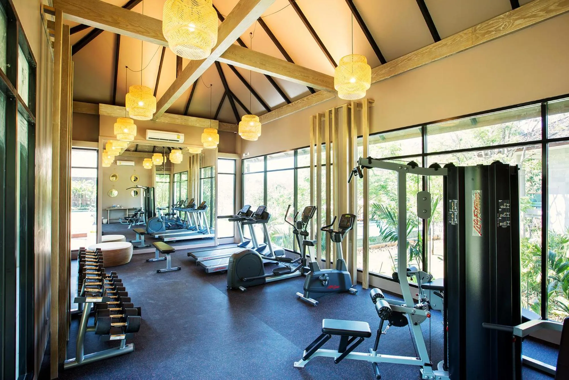Fitness centre/facilities in The Series Resort Khaoyai