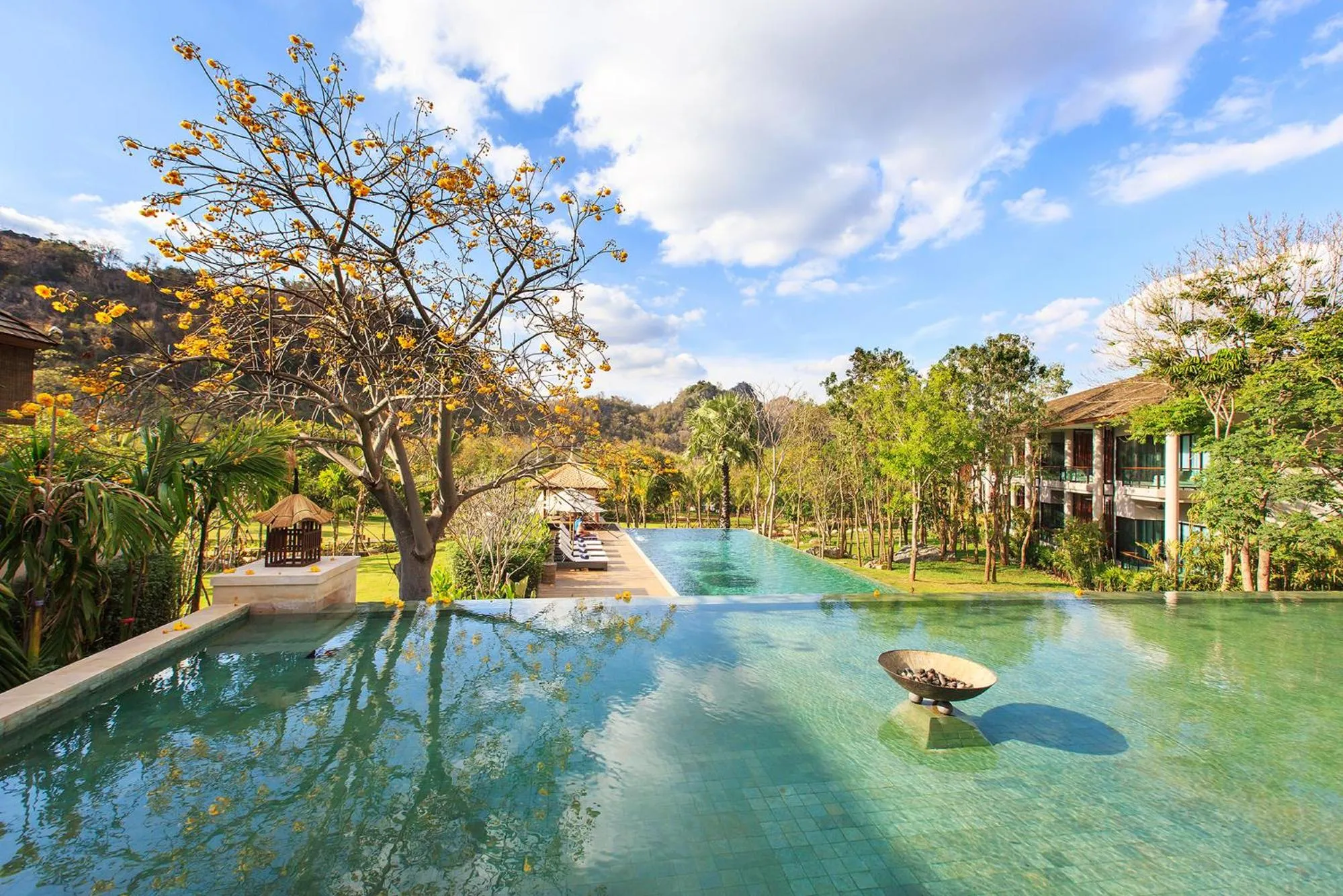Pool view in The Series Resort Khaoyai