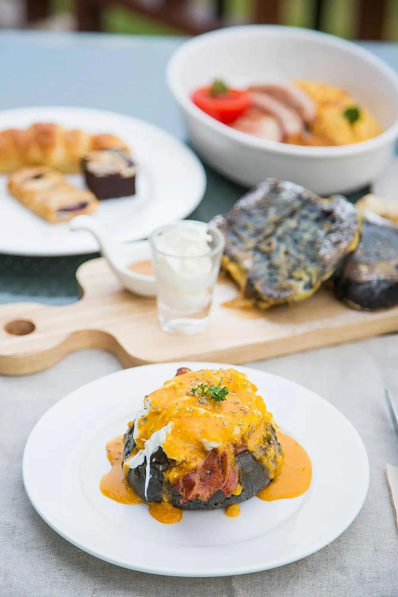 American breakfast in The Series Resort Khaoyai