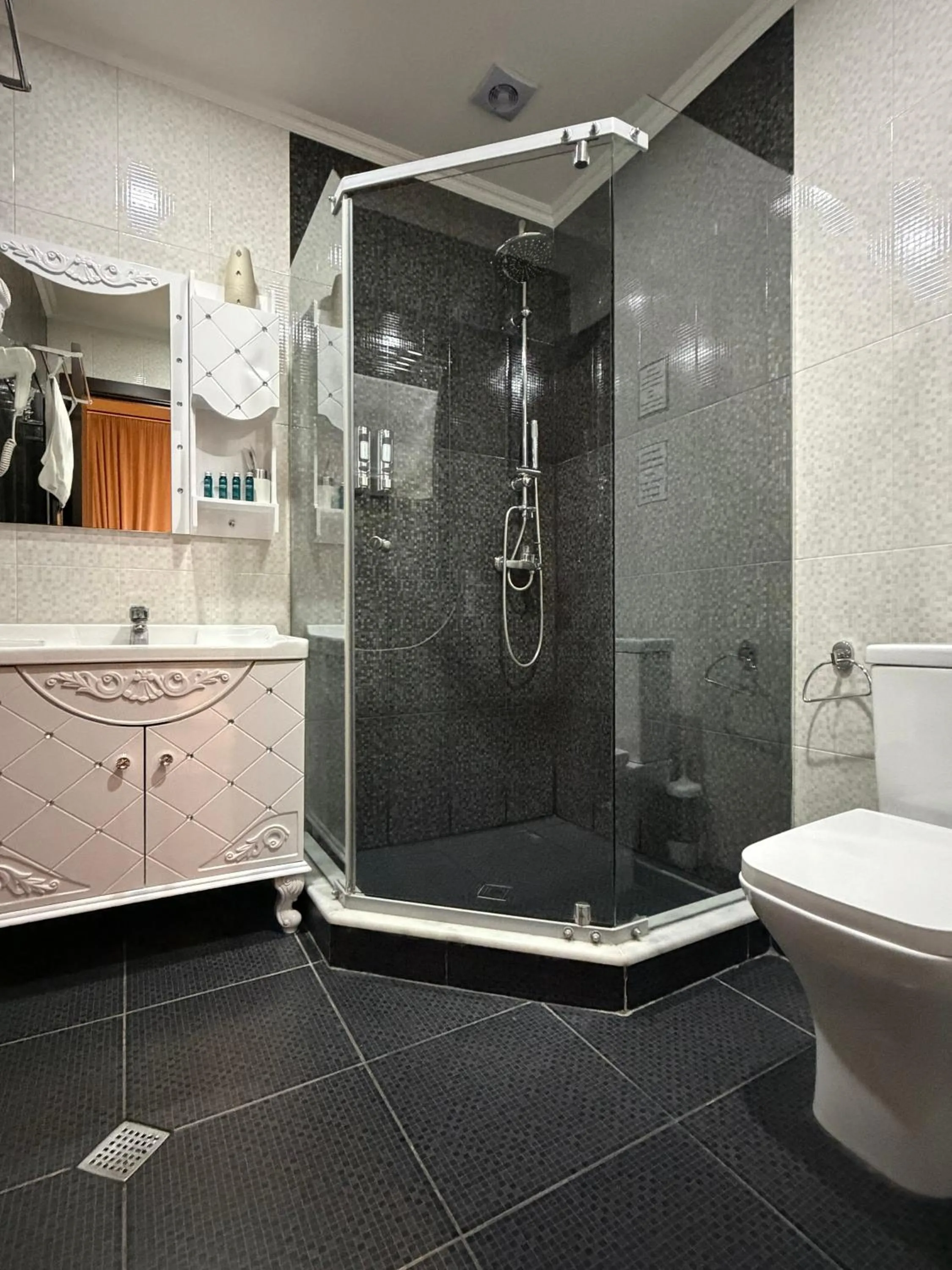 Shower in S&L Boutique Hotel