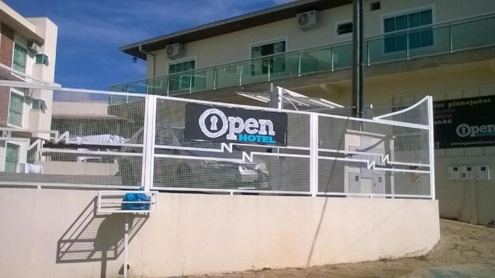 Facade/entrance in Open Hotel