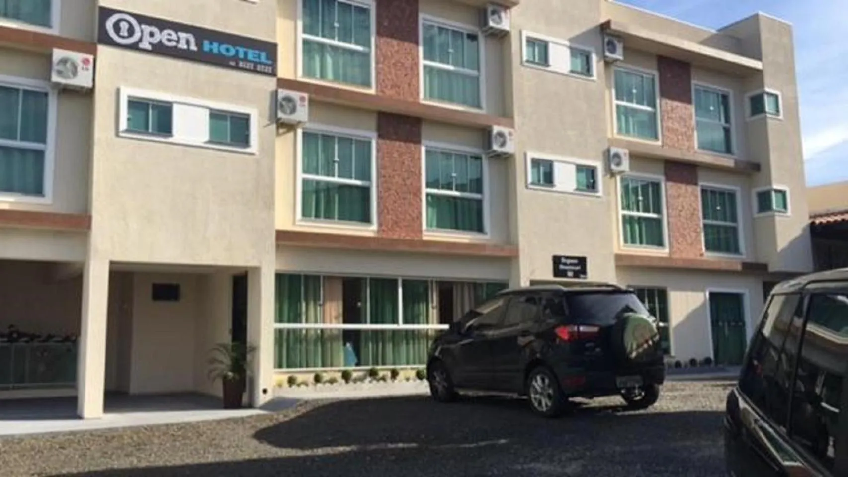 Facade/entrance in Open Hotel