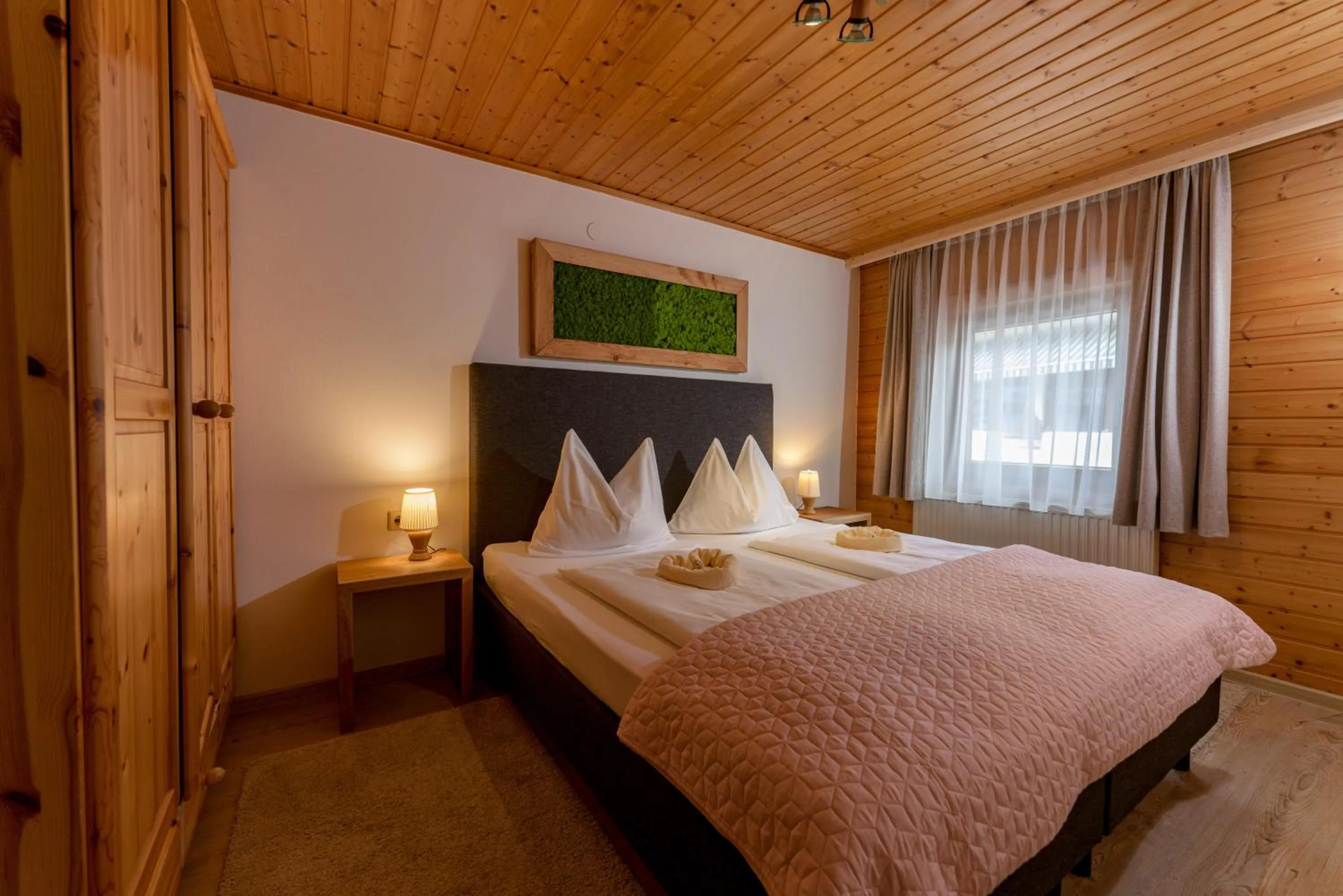 Bed in Das kleine Bio Hotel Tiefenbach