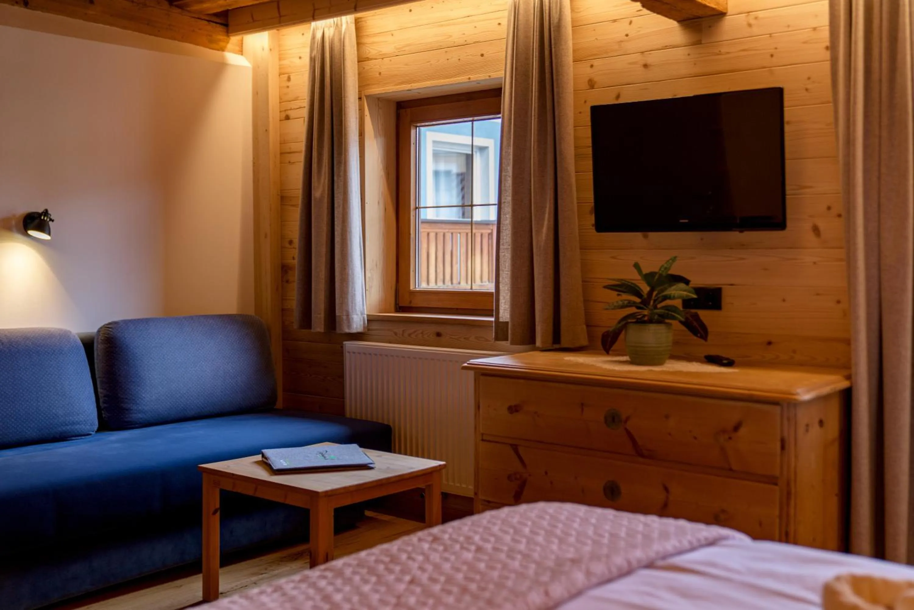 Bed in Das kleine Bio Hotel Tiefenbach