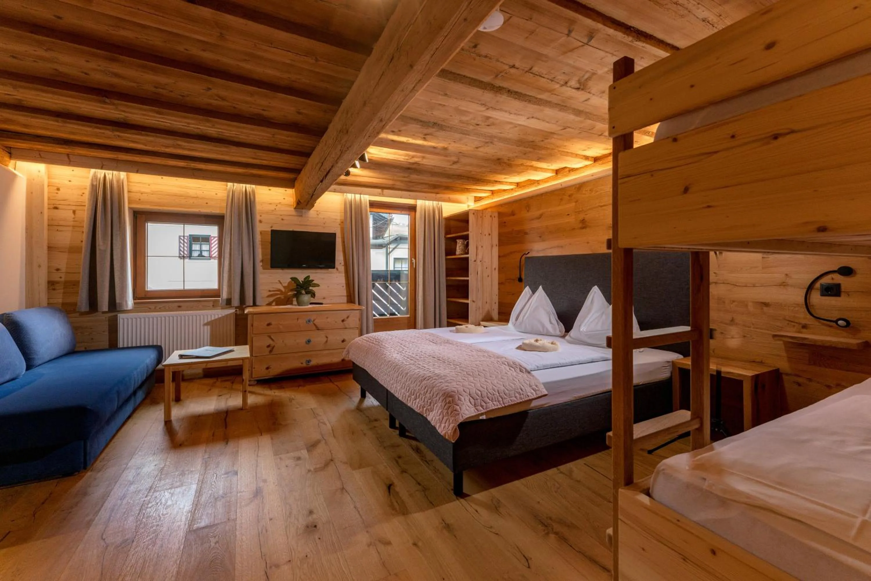 Bed in Das kleine Bio Hotel Tiefenbach