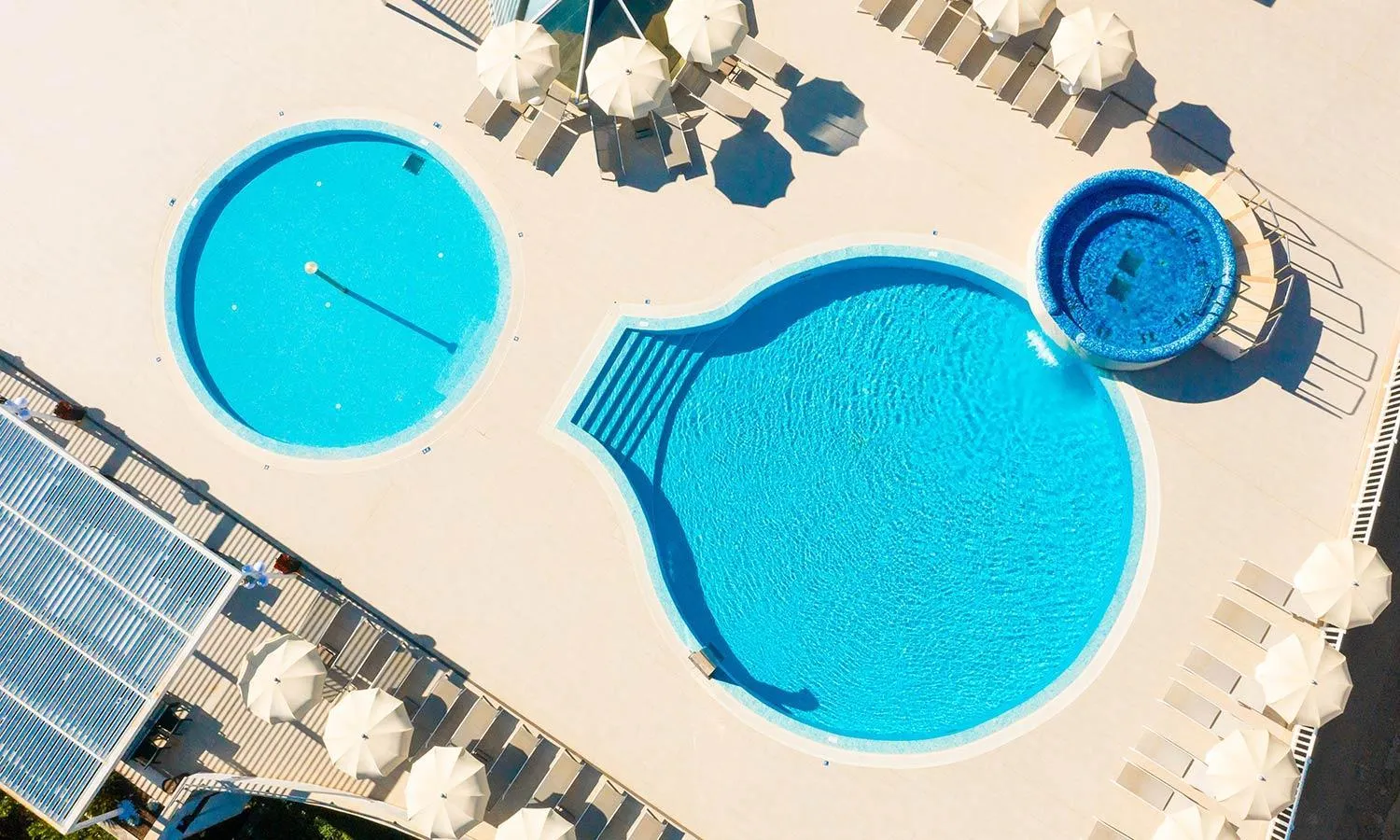 Pool view in Marko Polo Maradiso Hotel by Aminess
