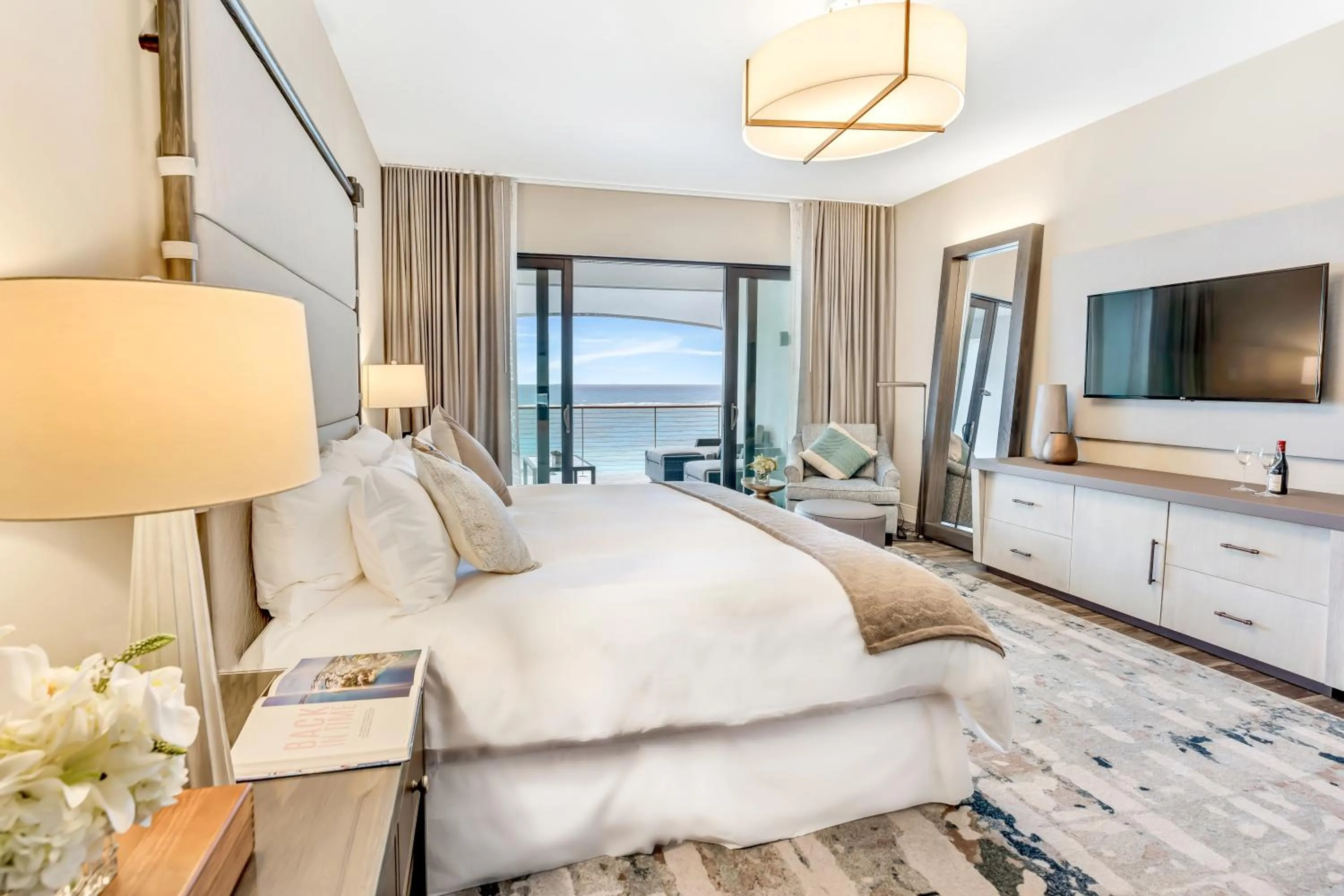 Bedroom in The Loren at Pink Beach