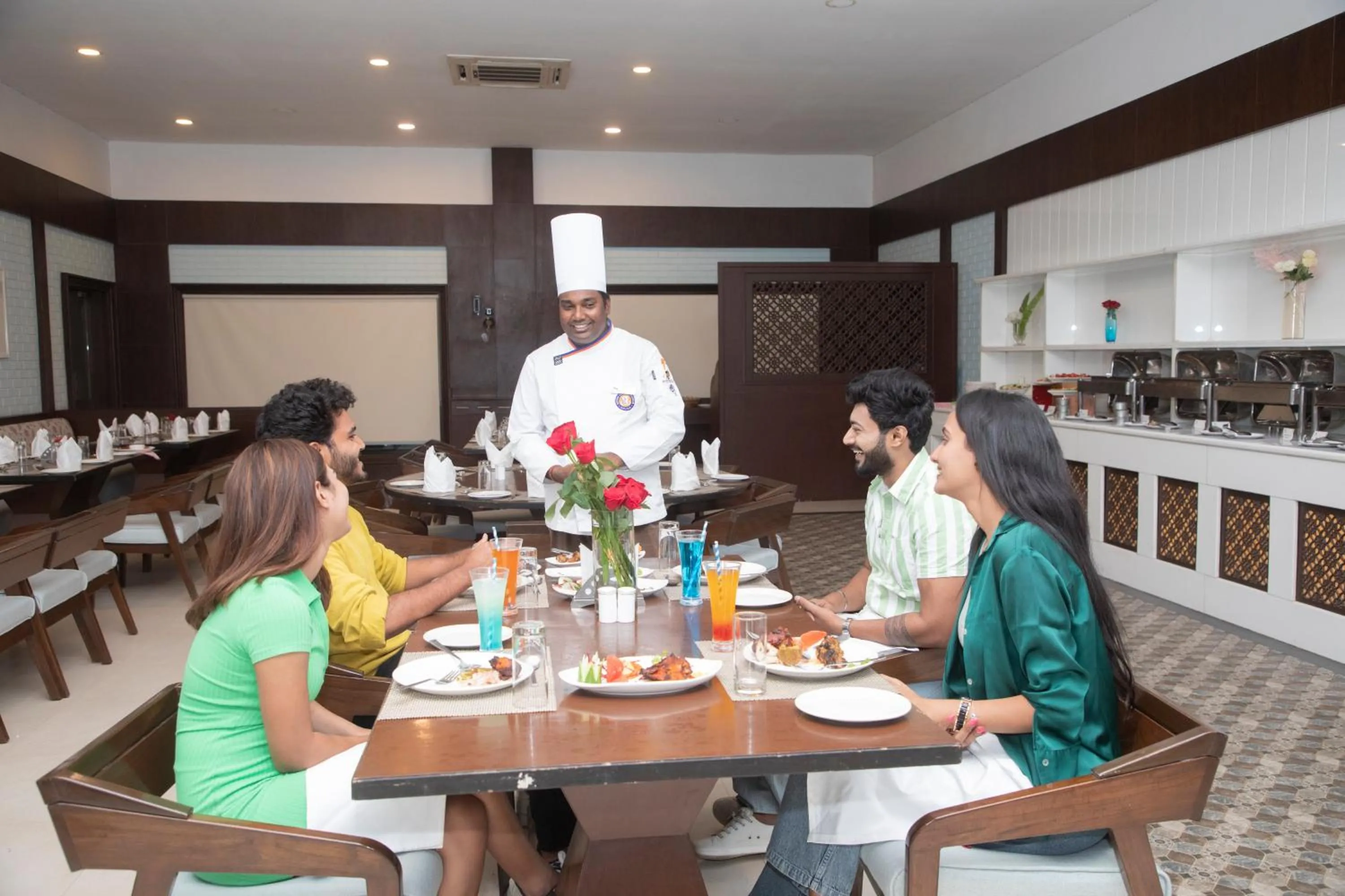 Dining area in The Greenfields Resort and Convention