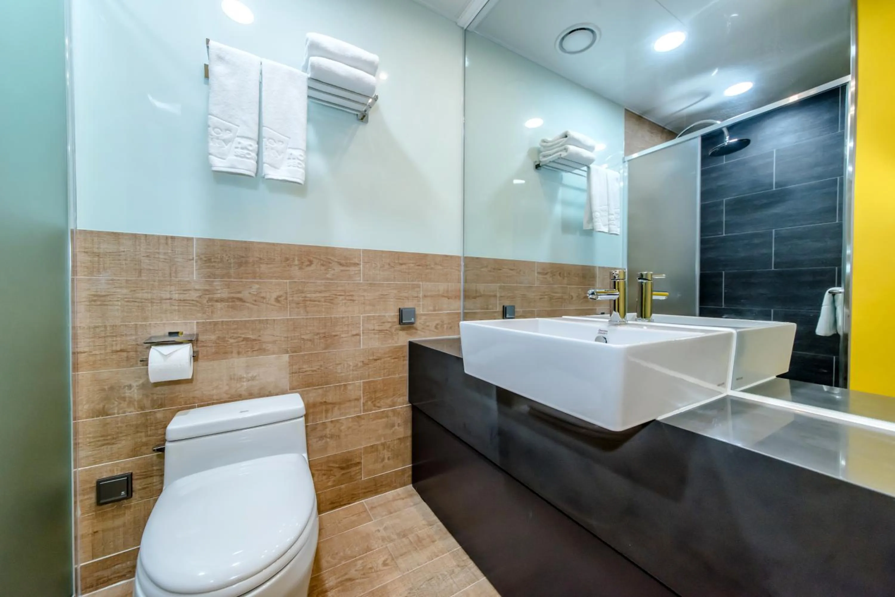 Toilet in Co-op City Hotel Seongsan