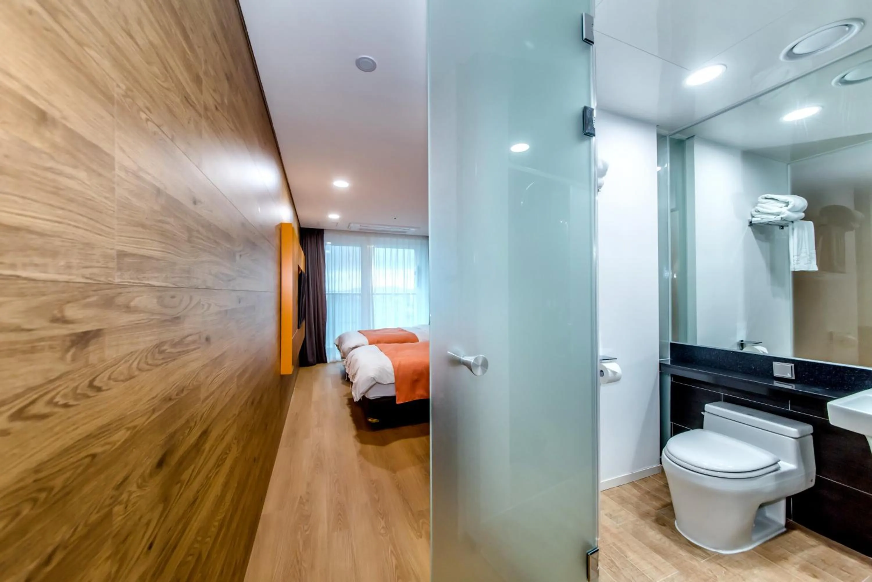 Bedroom in Co-op City Hotel Seongsan