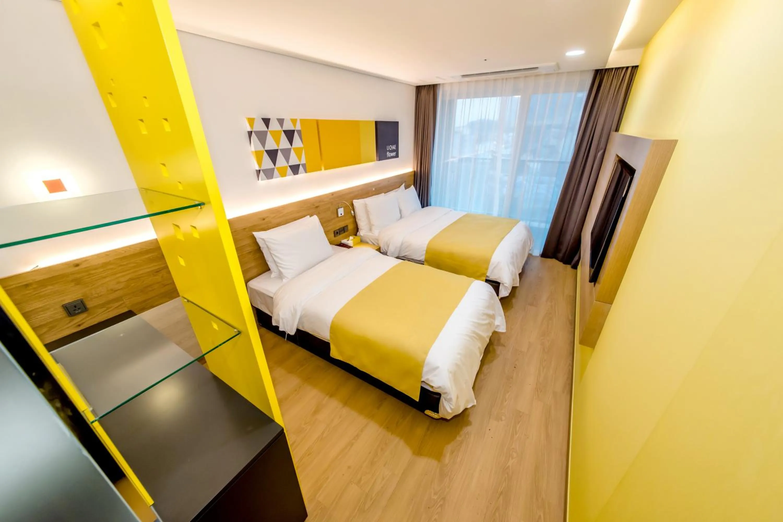 Bedroom, Bed in Co-op City Hotel Seongsan