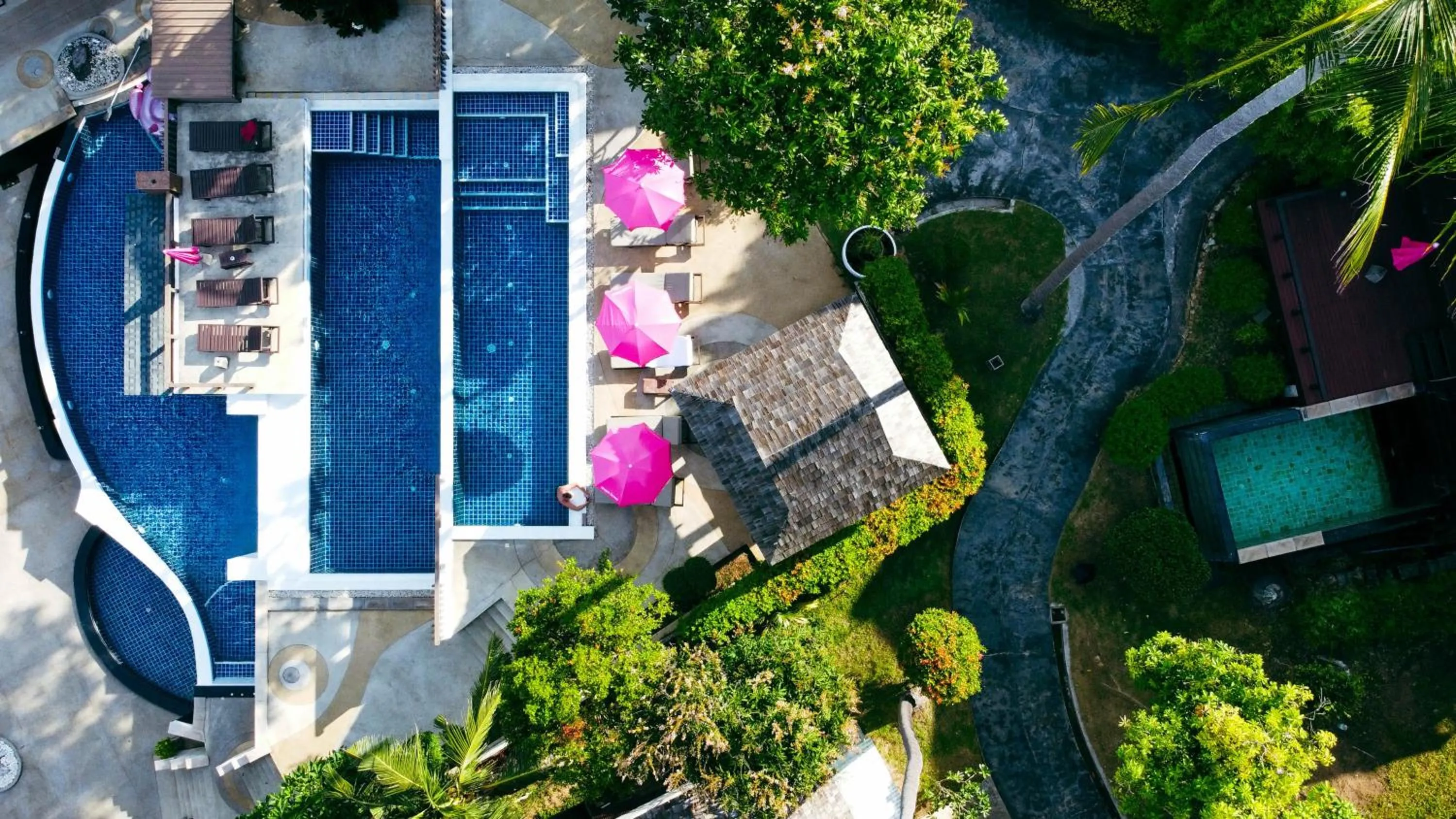 Bird's eye view in Bhundhari Resort & Villas Samui