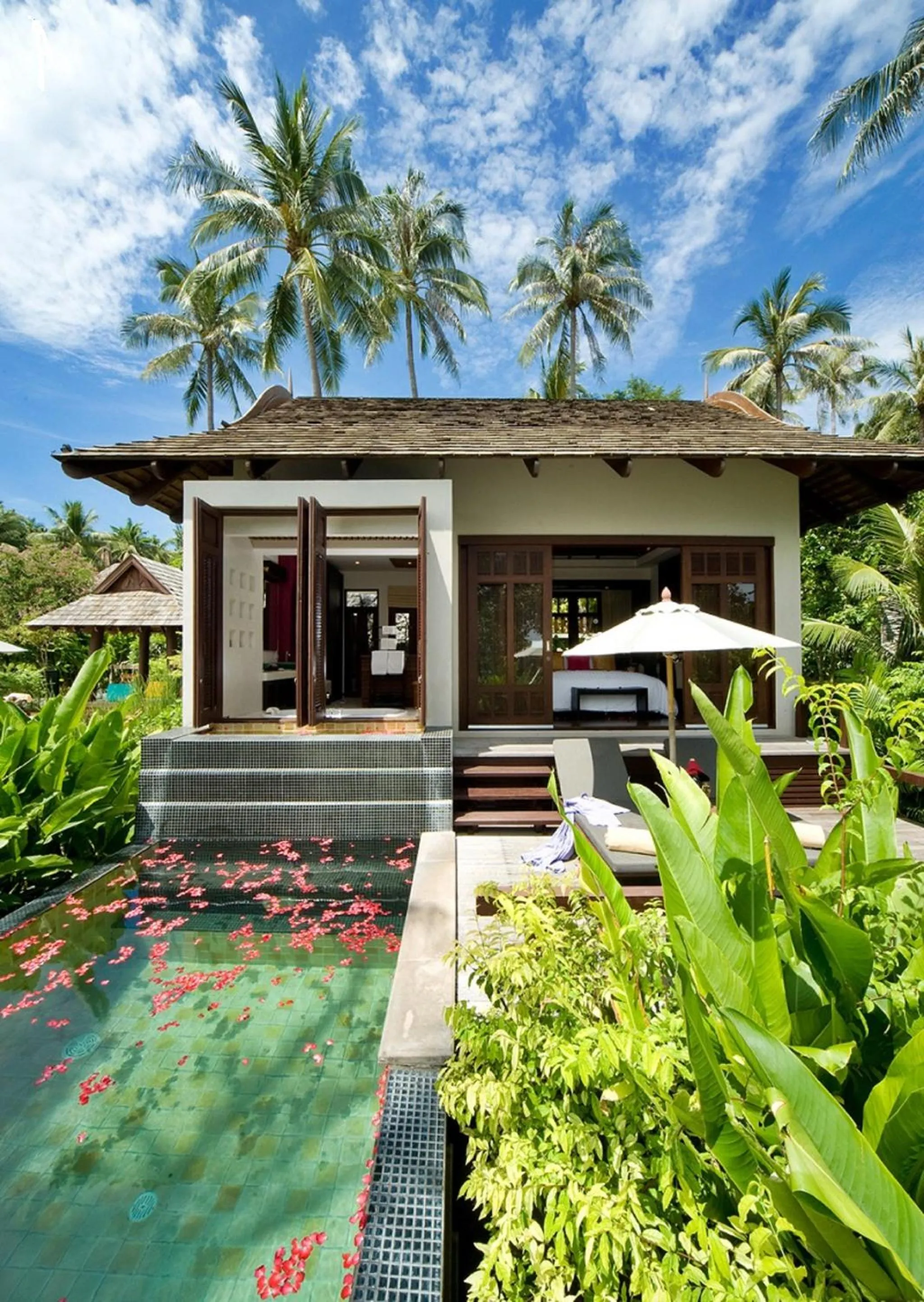 Garden view in Bhundhari Resort & Villas Samui