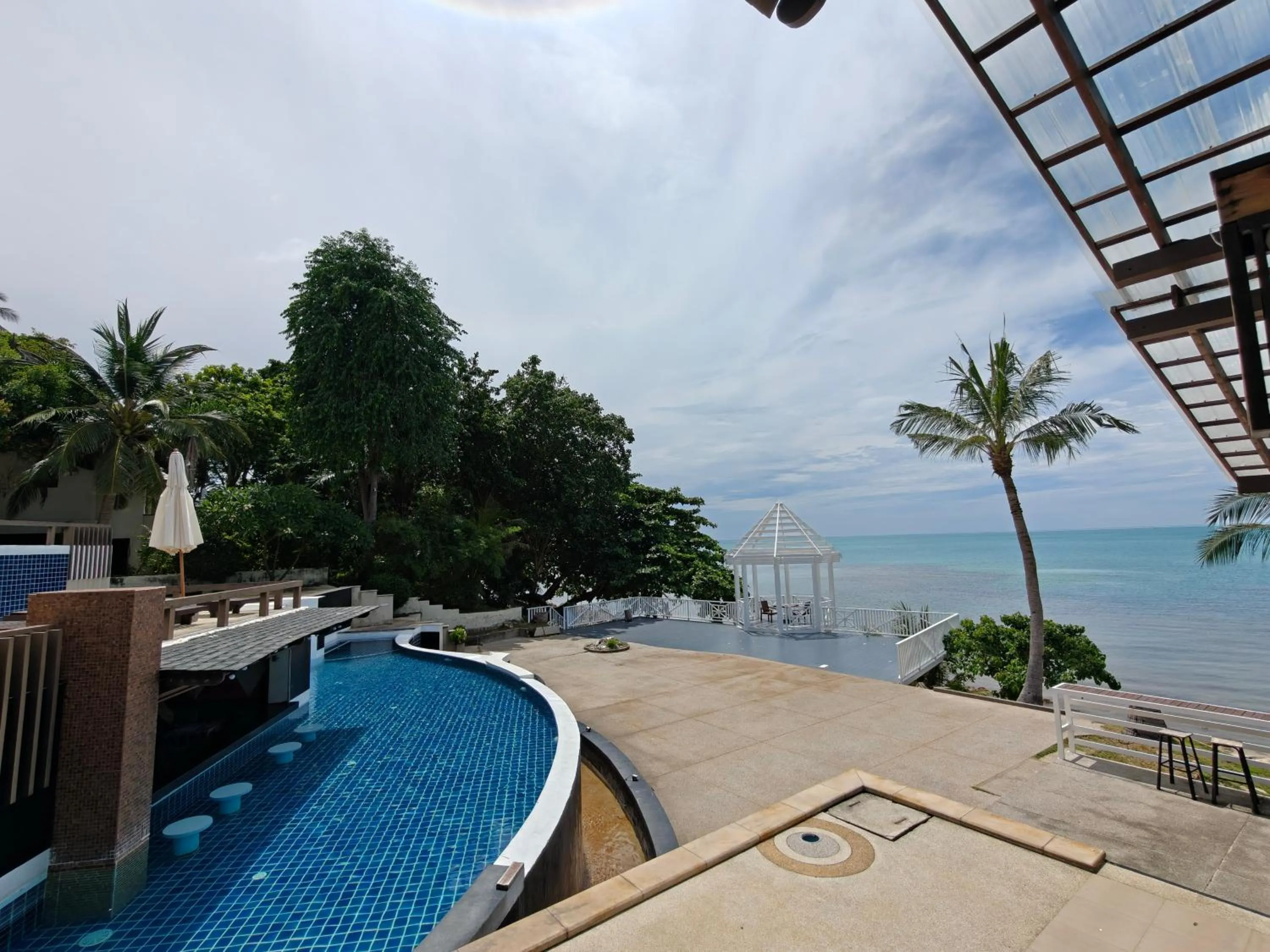 Pool view in Bhundhari Resort & Villas Samui